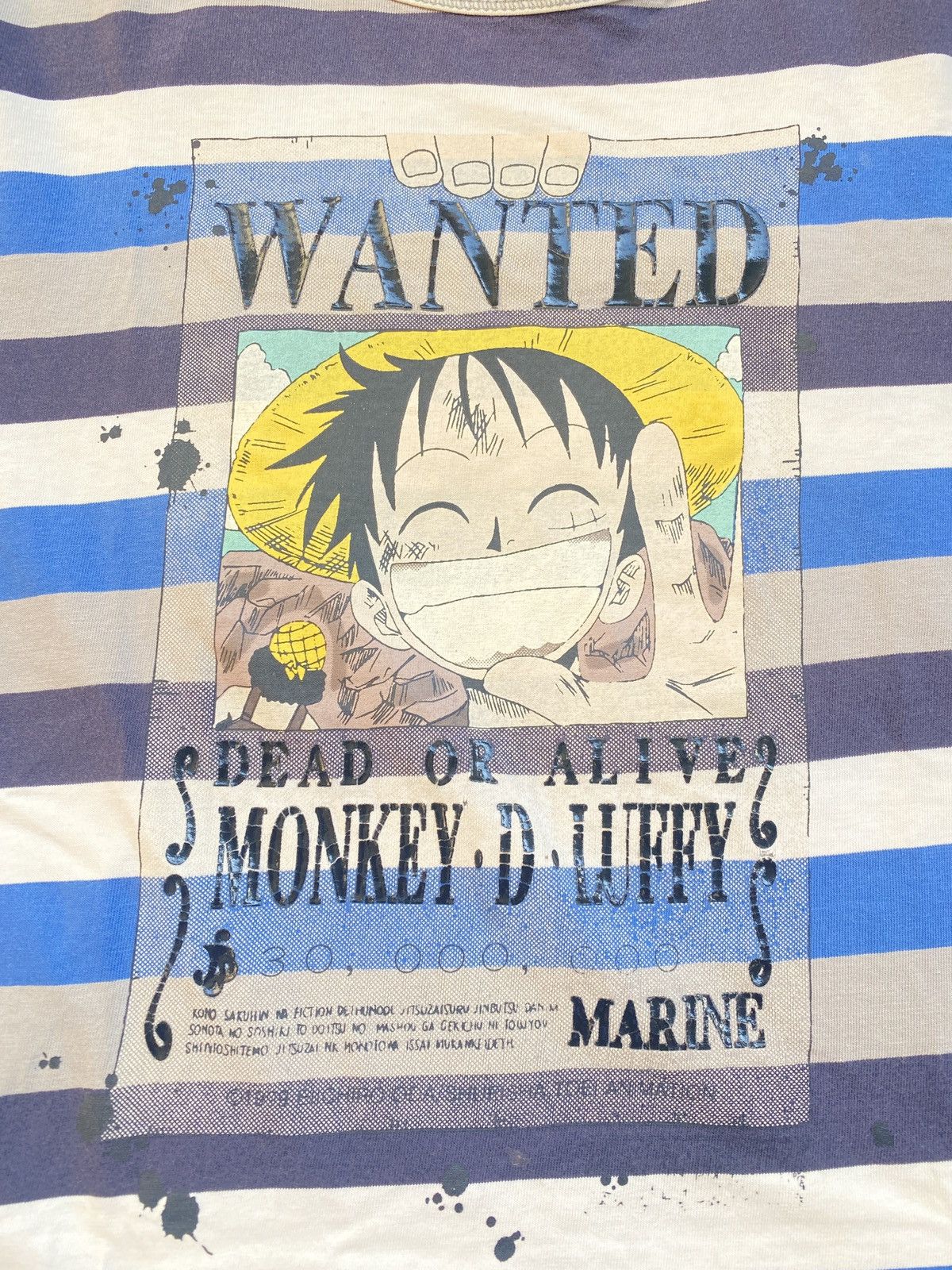Anime × Vintage Vintage Rare Luffy One Piece 1999 Size US L / EU 52-54 / 3 - 2 Thumbnail