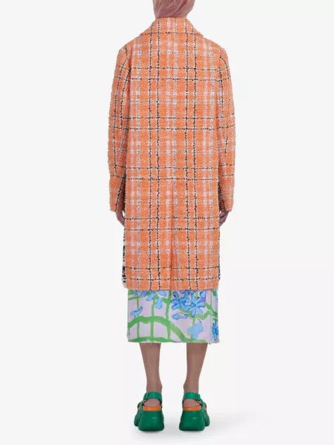 Marni o1srvl11e0624 Duster Coat in Orange Size XS / US 0-2 / IT 36-38 - 4 Thumbnail