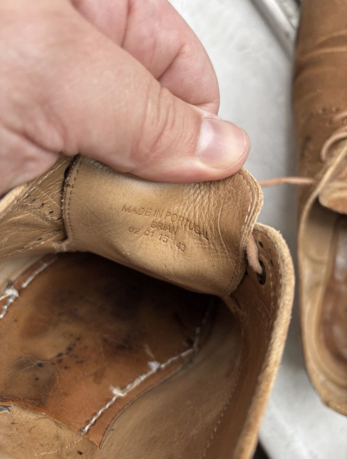 n.d.c. made by hand n.d.c. made by hand Shoes Men's Brian Derby Suede EU43/US 10 Size US 10 / EU 43 - 5 Thumbnail