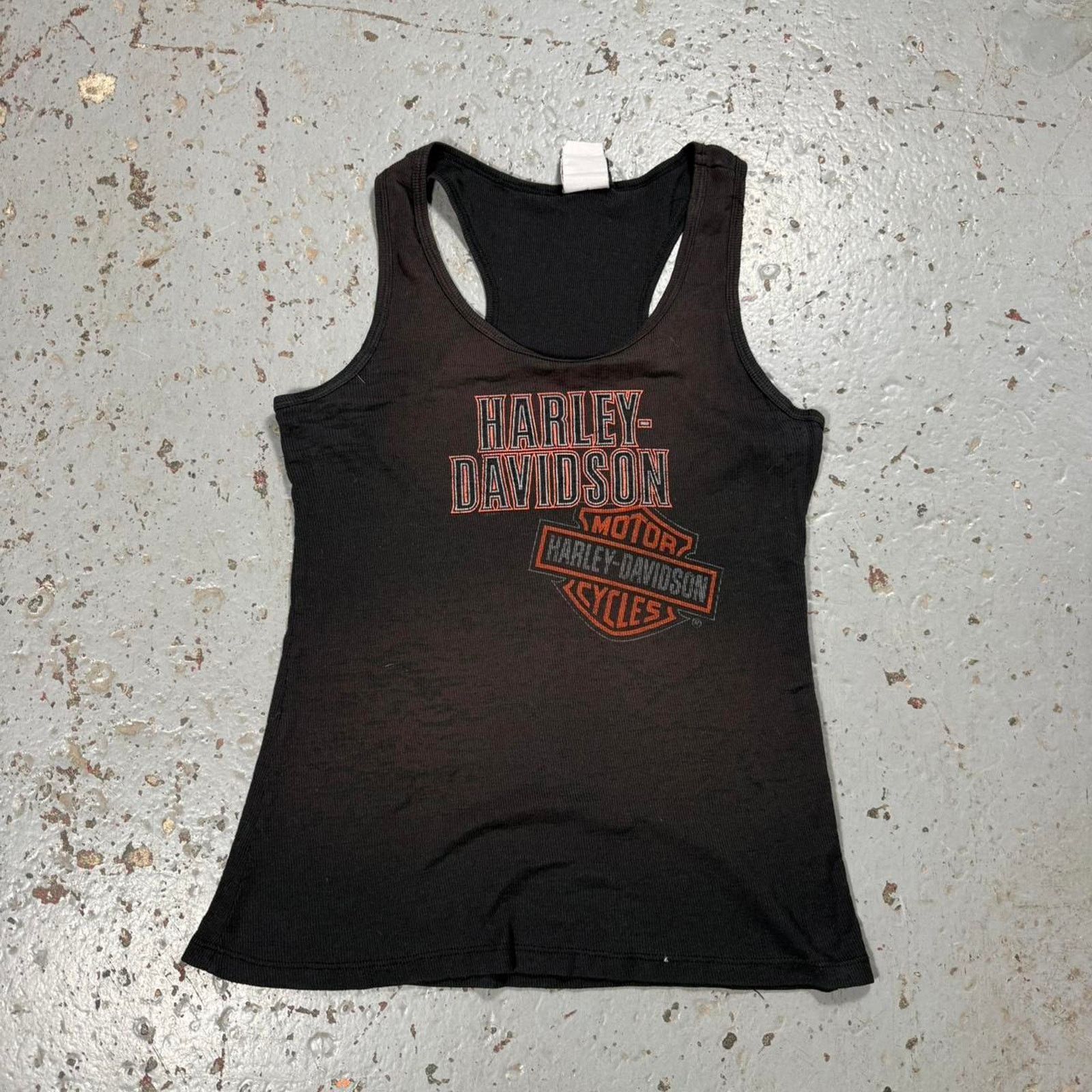 Harley Davidson Y2k vintage womens harley davidson Transparent Tank Top Size M / US 6-8 / IT 42-44 - 1 Thumbnail