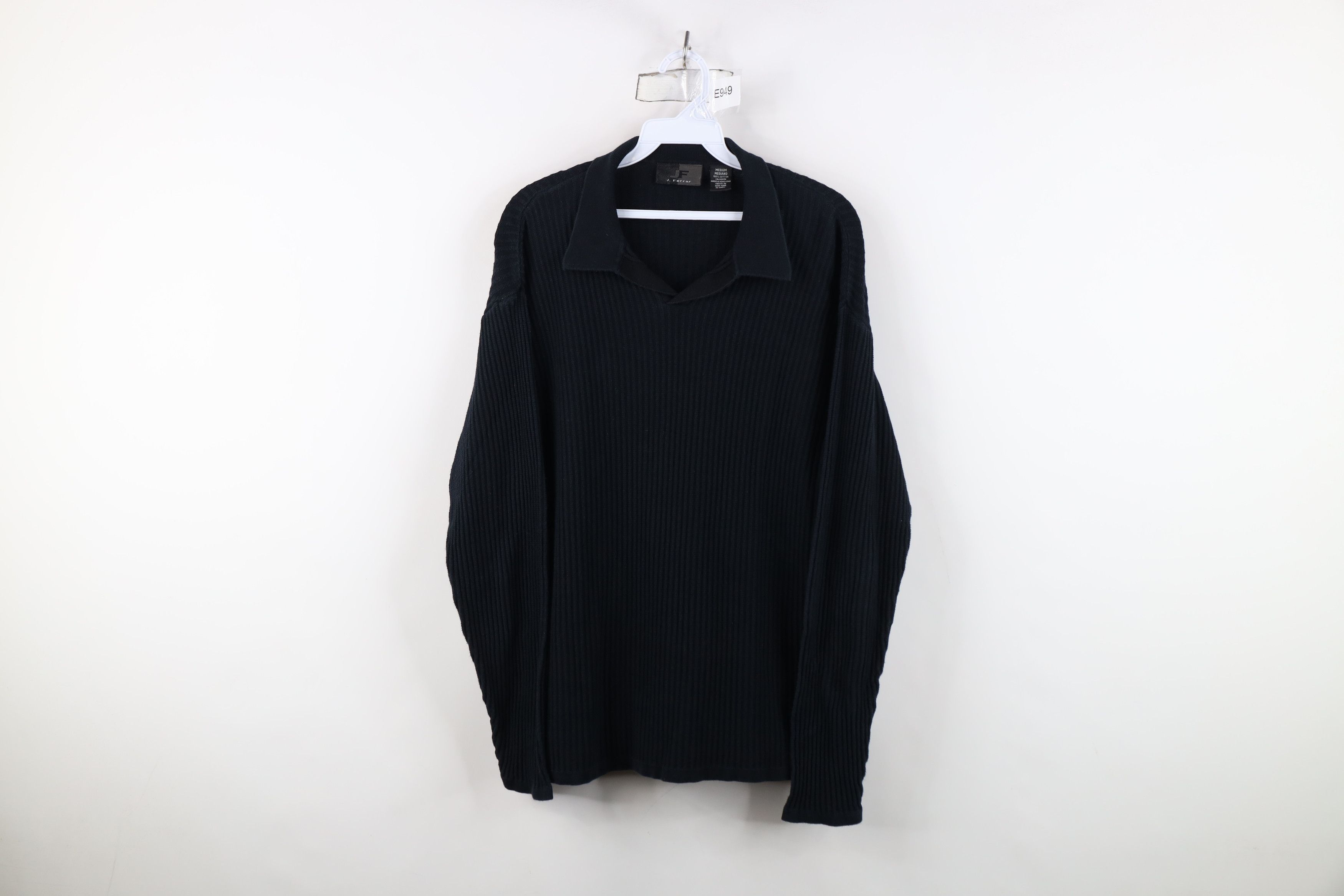 Vintage Vintage 90s Streetwear Chunky Ribbed Collared Polo Shirt Size US M / EU 48-50 / 2 - 1 Thumbnail
