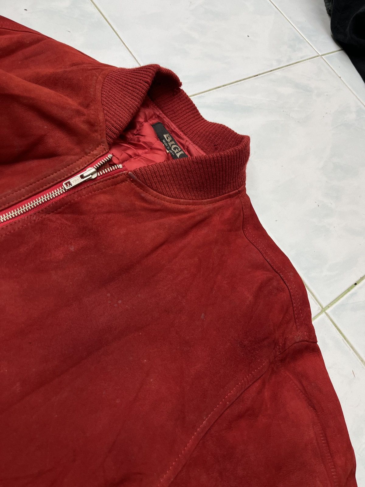 Genuine Leather 🔥🔥🔥STEALS VTG BIGI LEATHER BOMBER JACKET Size US M / EU 48-50 / 2 - 11 Thumbnail