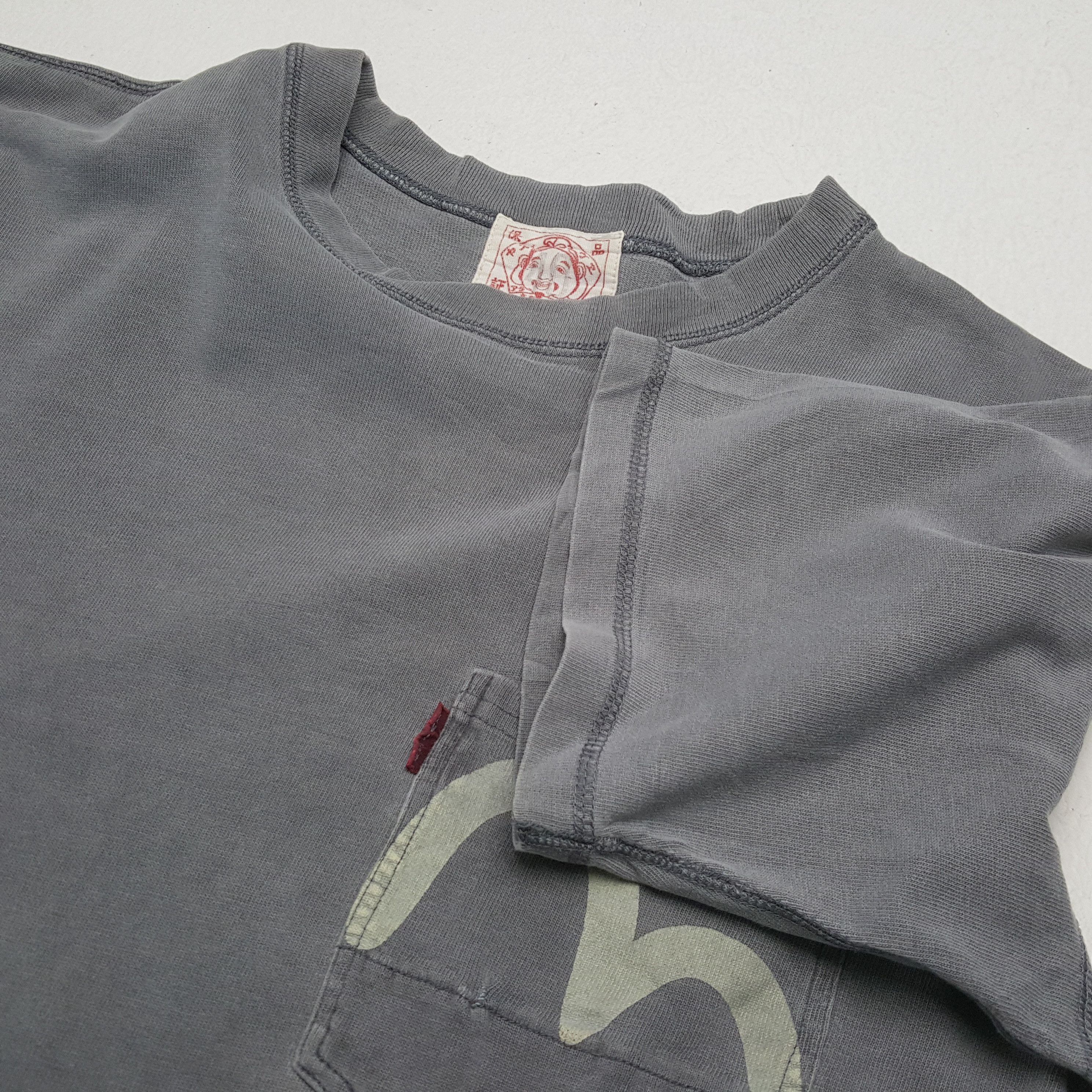 Evisu EVISU Japanese Brand Streetwear Pocket Design Tshirt Size US M / EU 48-50 / 2 - 5 Thumbnail