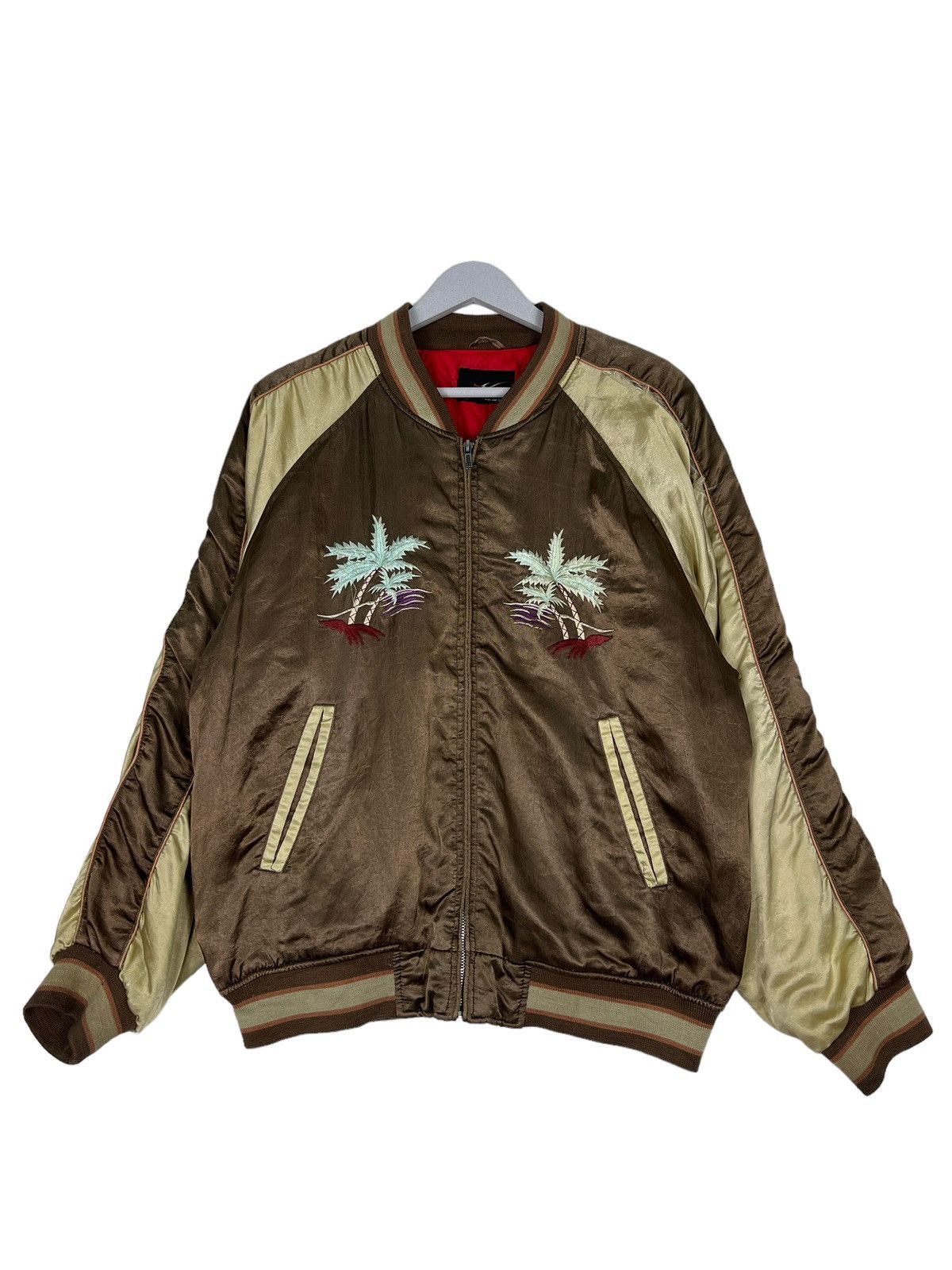 Japanese Brand 🔥 VINTAGE ALOHA HAWAII SUKAJAN SOUVENIR JACKET Size US M / EU 48-50 / 2 - 2 Thumbnail