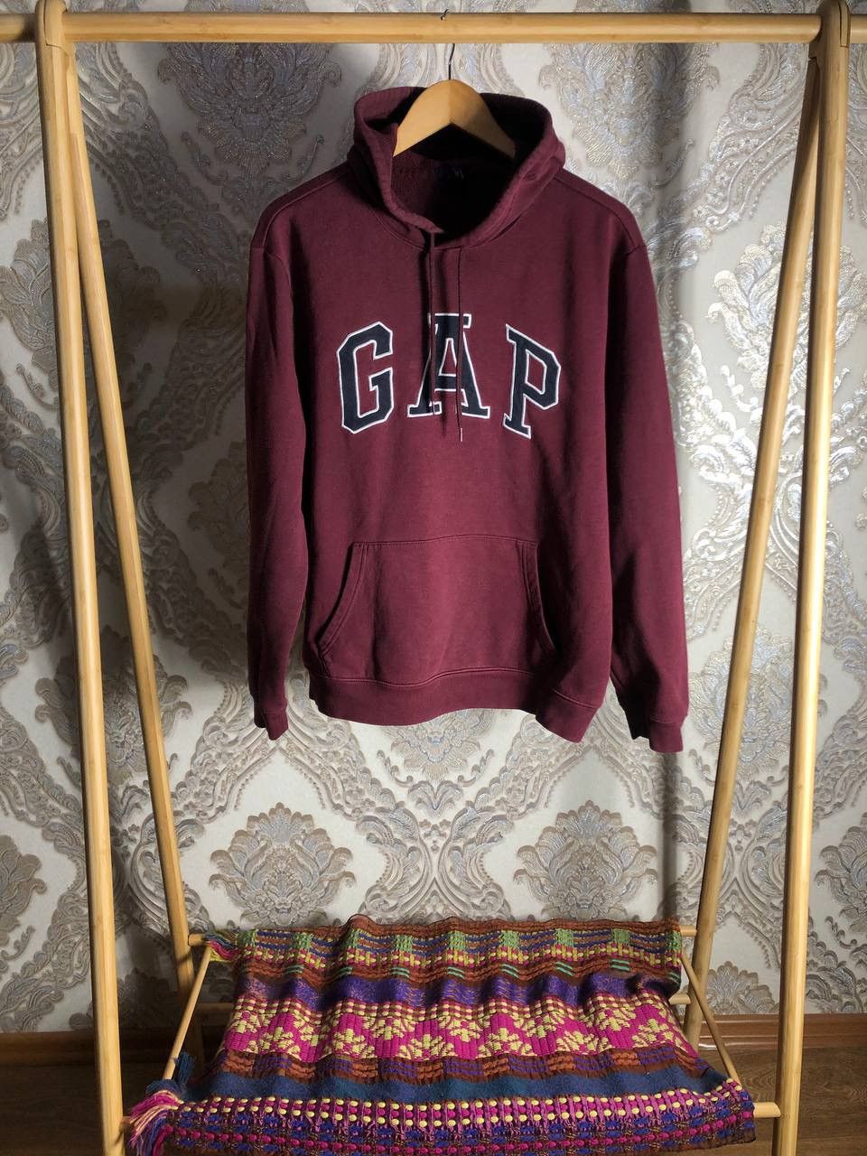 Gap VINTAGE GAP BIG LOGO HOODIE BALENCIAGA KANYE WEST YEEZY Y2K Size US L / EU 52-54 / 3 - 1 Thumbnail