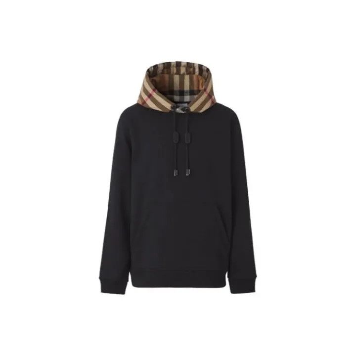 Burberry Burberry Black Hooded Sweatshirt for Men Size US M / EU 48-50 / 2 - 1 Thumbnail
