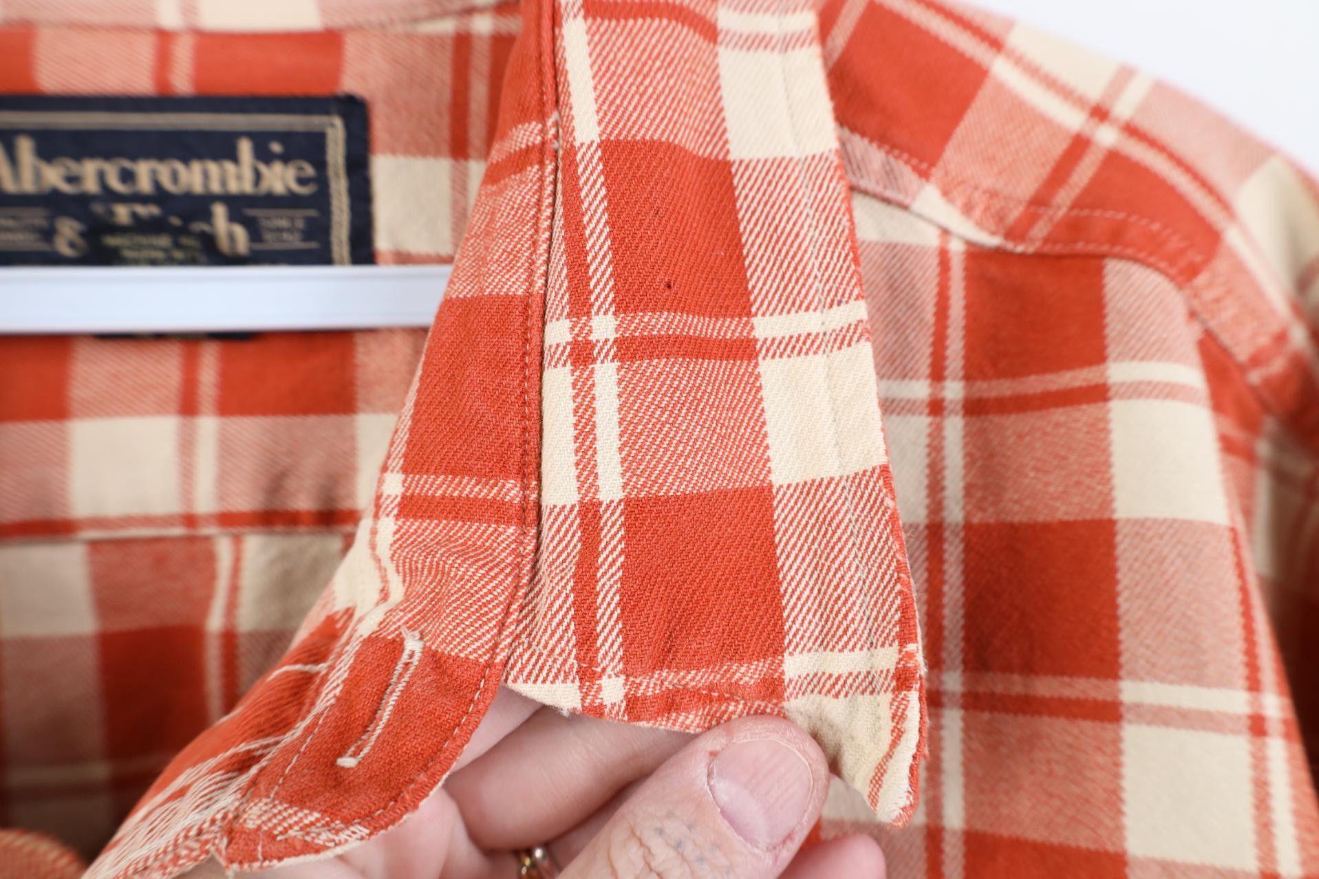Abercrombie & Fitch Vintage 90s Abercrombie & Fitch Flannel Button Shirt Plaid Size US XL / EU 56 / 4 - 8 Thumbnail