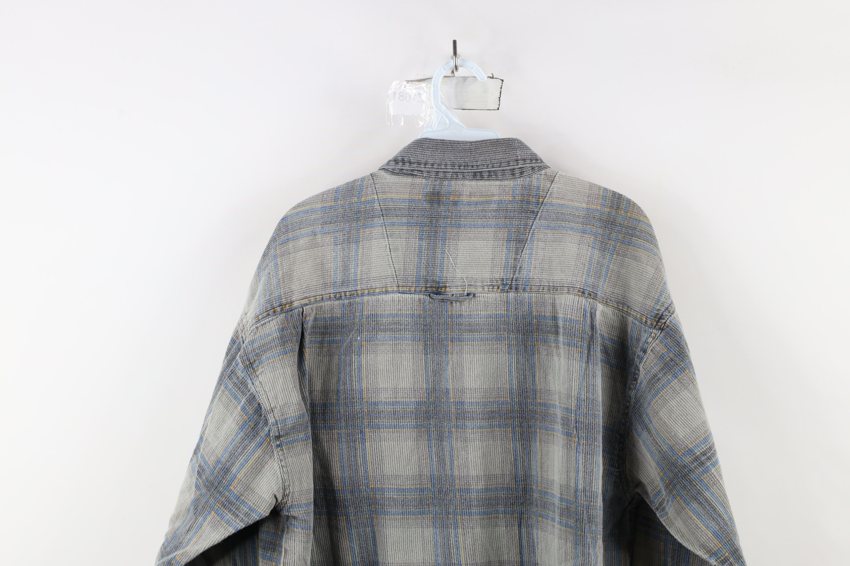 Vintage Vintage 90s Streetwear Collared Button Shirt Plaid Cotton Size US XL / EU 56 / 4 - 13 Thumbnail