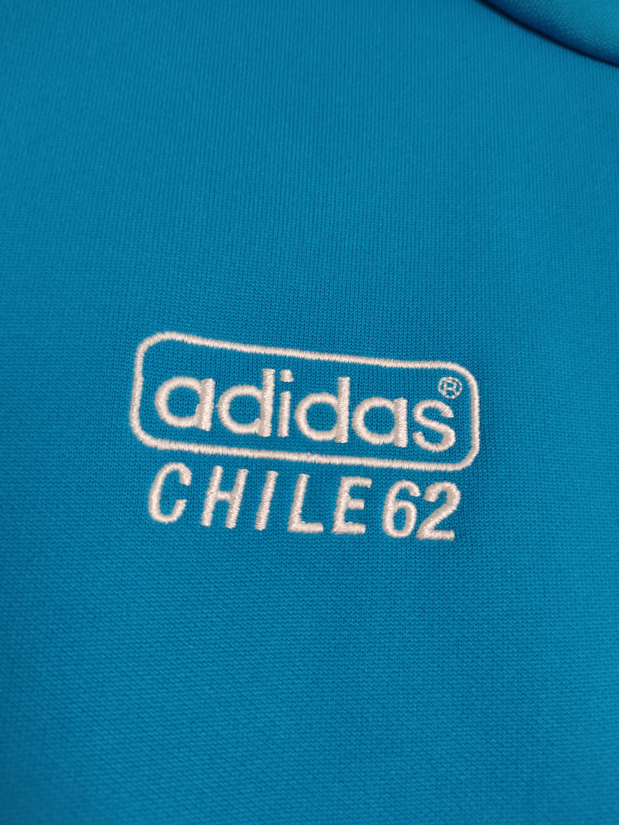 Adidas VINTAGE ADIDAS ORIGINALS CHILE 62 FOOTBALL JACKET JERSEY S-M Size US S / EU 44-46 / 1 - 4 Thumbnail
