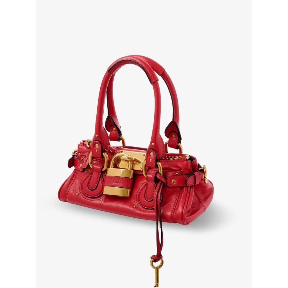 Chloe Chloe Paddington Small Red Top Handle Bag New & Authentic Size ONE SIZE - 3 Thumbnail