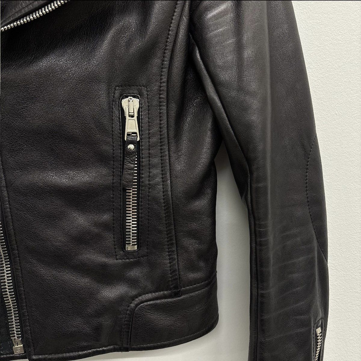 Balenciaga FW12 Balenciaga By Nicholas Ghesquiere Leather Moto Jacket Size XS / US 0-2 / IT 36-38 - 6 Thumbnail