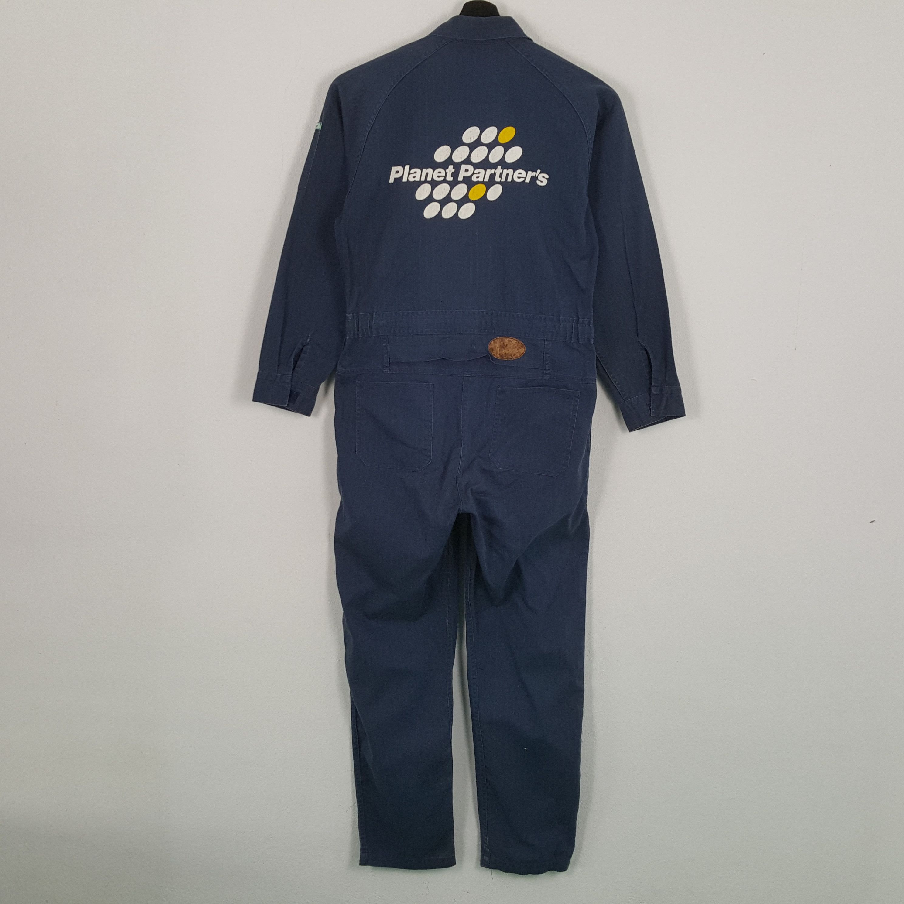 Japanese Brand × Vintage PLANET PARTNER Workwear Style Coverall Jacket Size US L / EU 52-54 / 3 - 1 Thumbnail