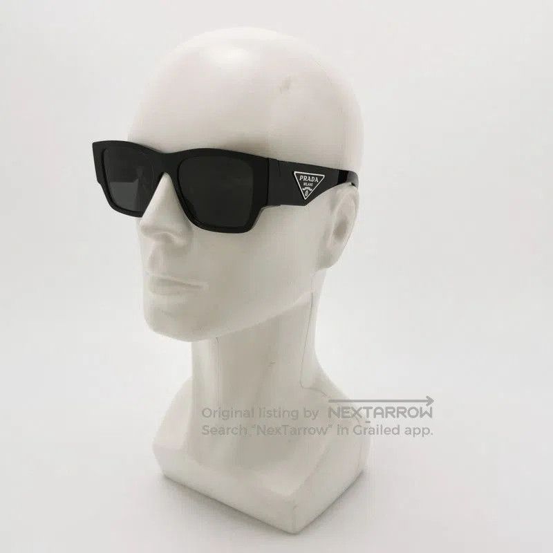 Prada Prada Triangle Logo Frame Sunglasses. Size ONE SIZE - 2 Thumbnail