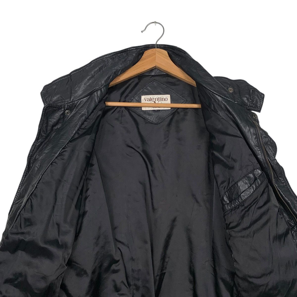 Japanese Brand Valentino Uomo Leather Jacket Size US L / EU 52-54 / 3 - 12 Thumbnail