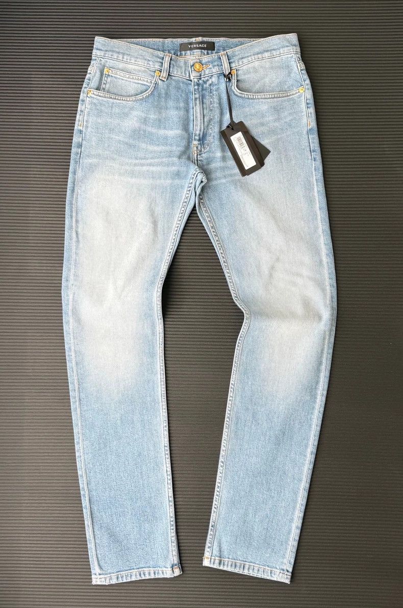 Versace VERSACE 23SS Embroidered Denim Jeans - dmc Size US 34 / EU 50 - 1 Thumbnail