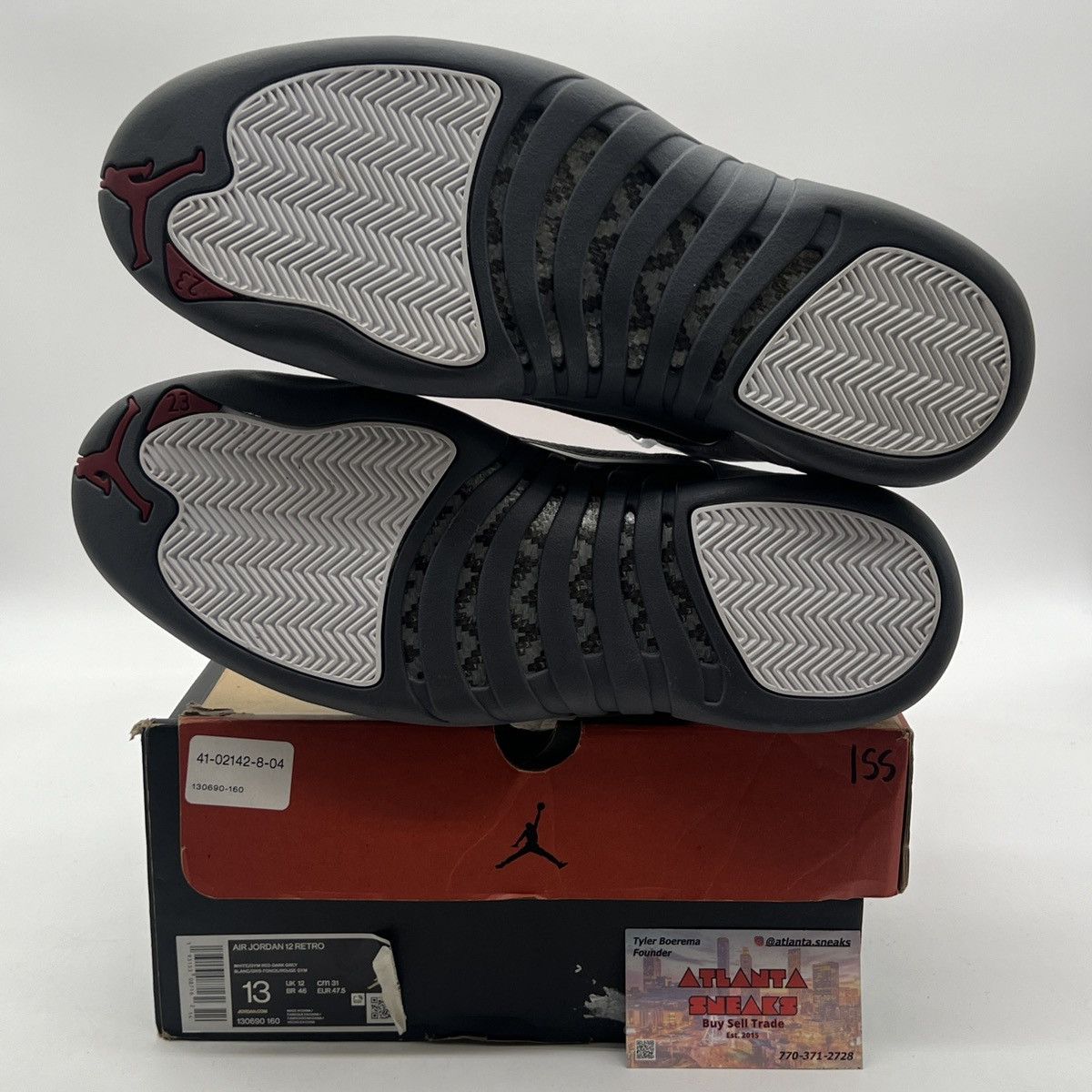 Jordan Brand Air Jordan 12 dark grey Size US 13 / EU 46 - 8 Thumbnail