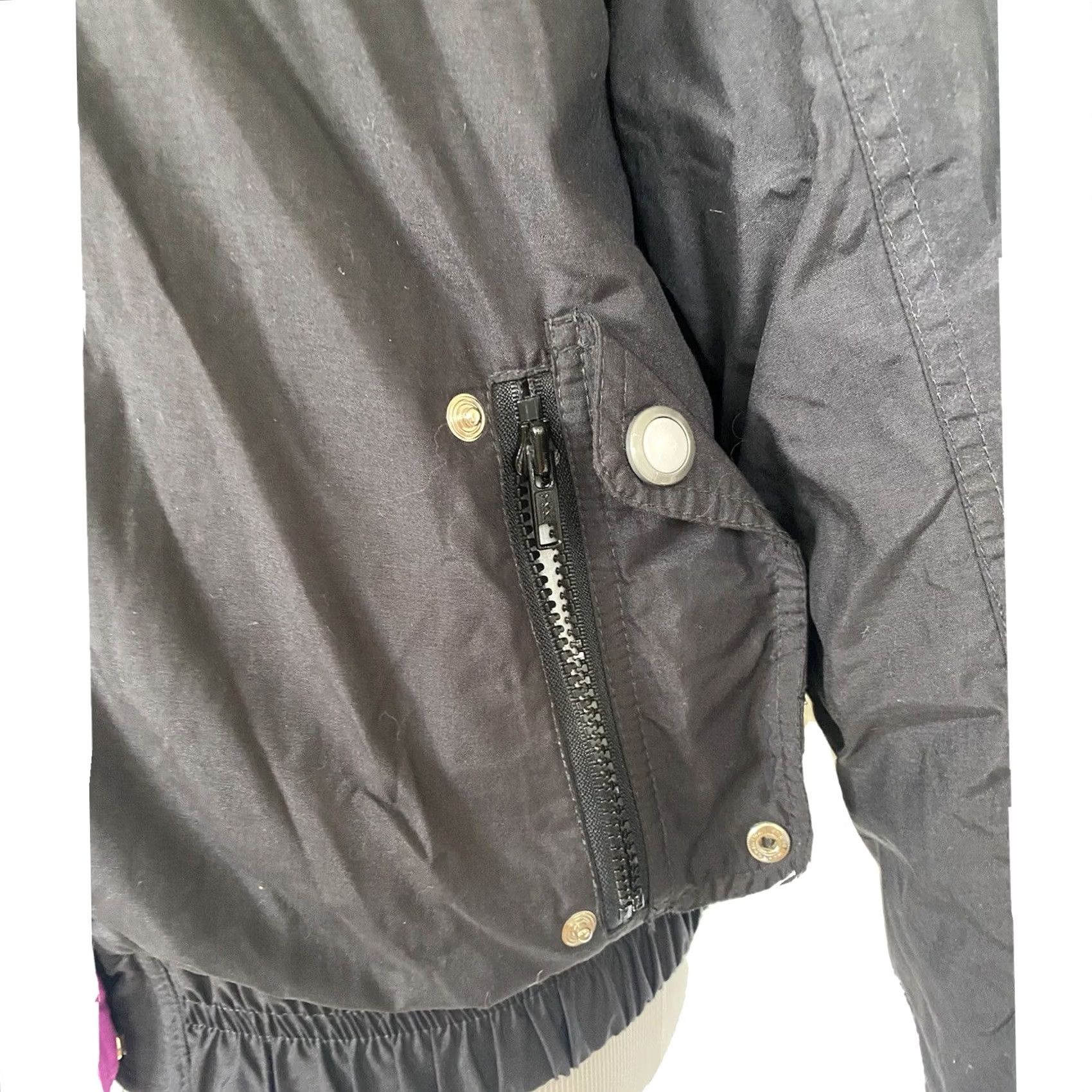 Vintage VINTAGE Roffe BLACK Puffer Jacket Parka Ski Coat Women Size 8 Short Nylon Zip Casual 80's 90s USA Size M / US 6-8 / IT 42-44 - 5 Thumbnail
