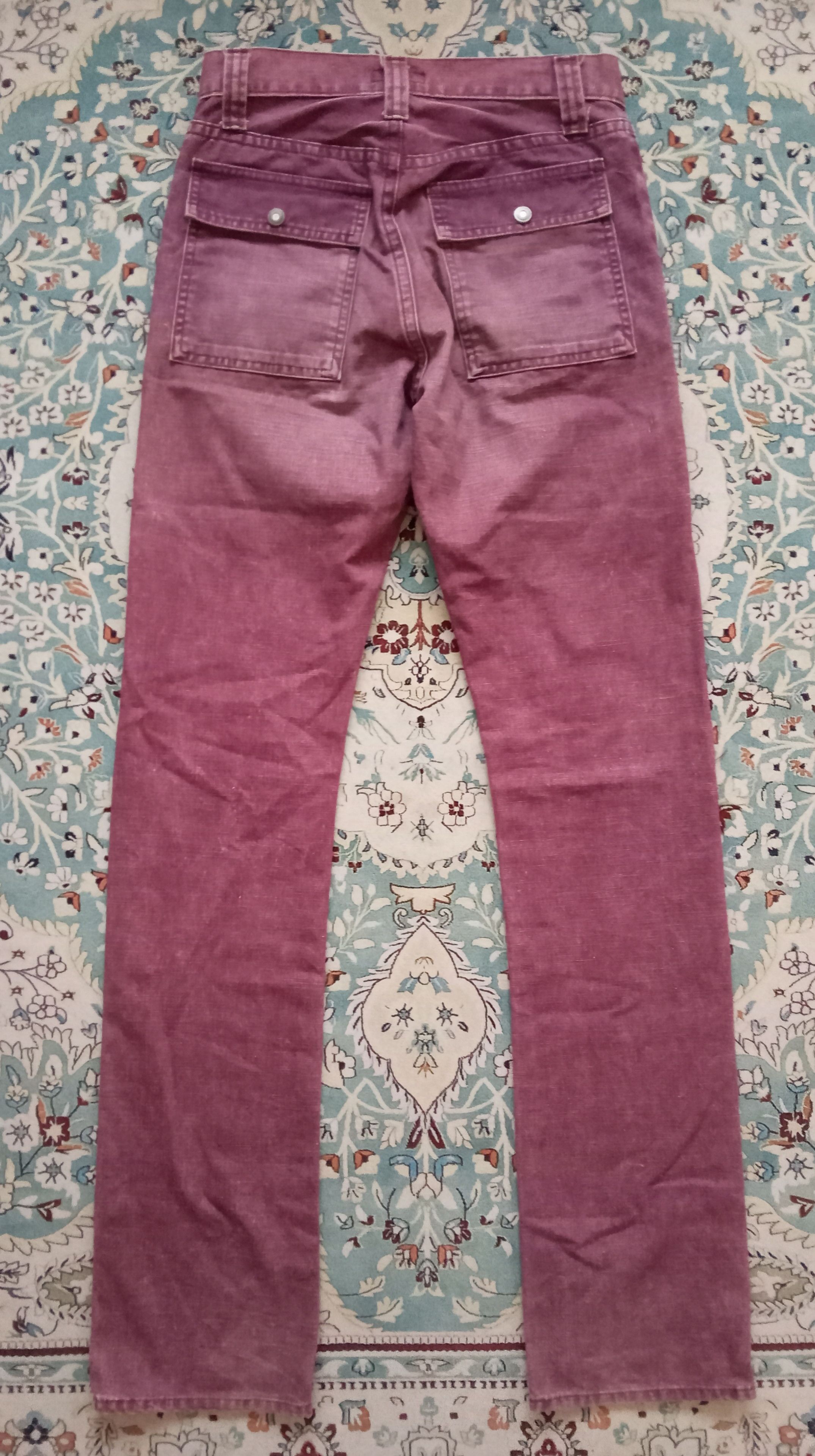Johnbull Vintage Johnbull Distressed Purple Bush Pants Size US 28 / EU 44 - 2 Thumbnail