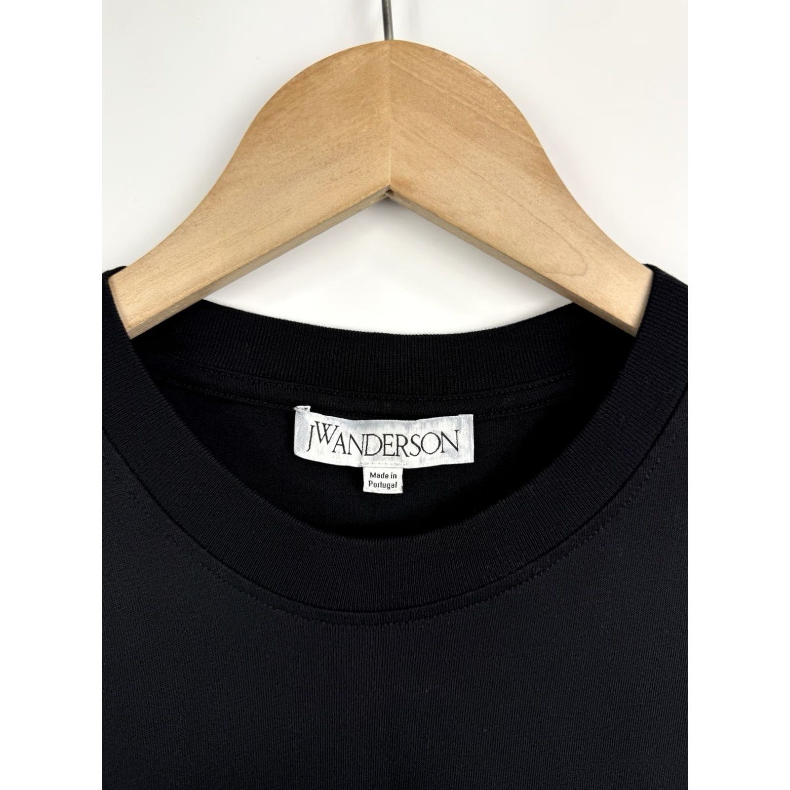 JW Anderson J.W.Anderson Classic T-Shirt Embroidered Big Logo Rare Black S Mens Shirt Size US S / EU 44-46 / 1 - 6 Thumbnail