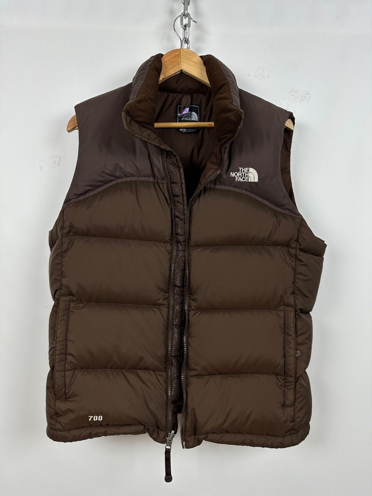 The North Face Vintage The North Face 700 Brown Puffer Vest Kendall Style Size L / US 10 / IT 46 - 4 Thumbnail