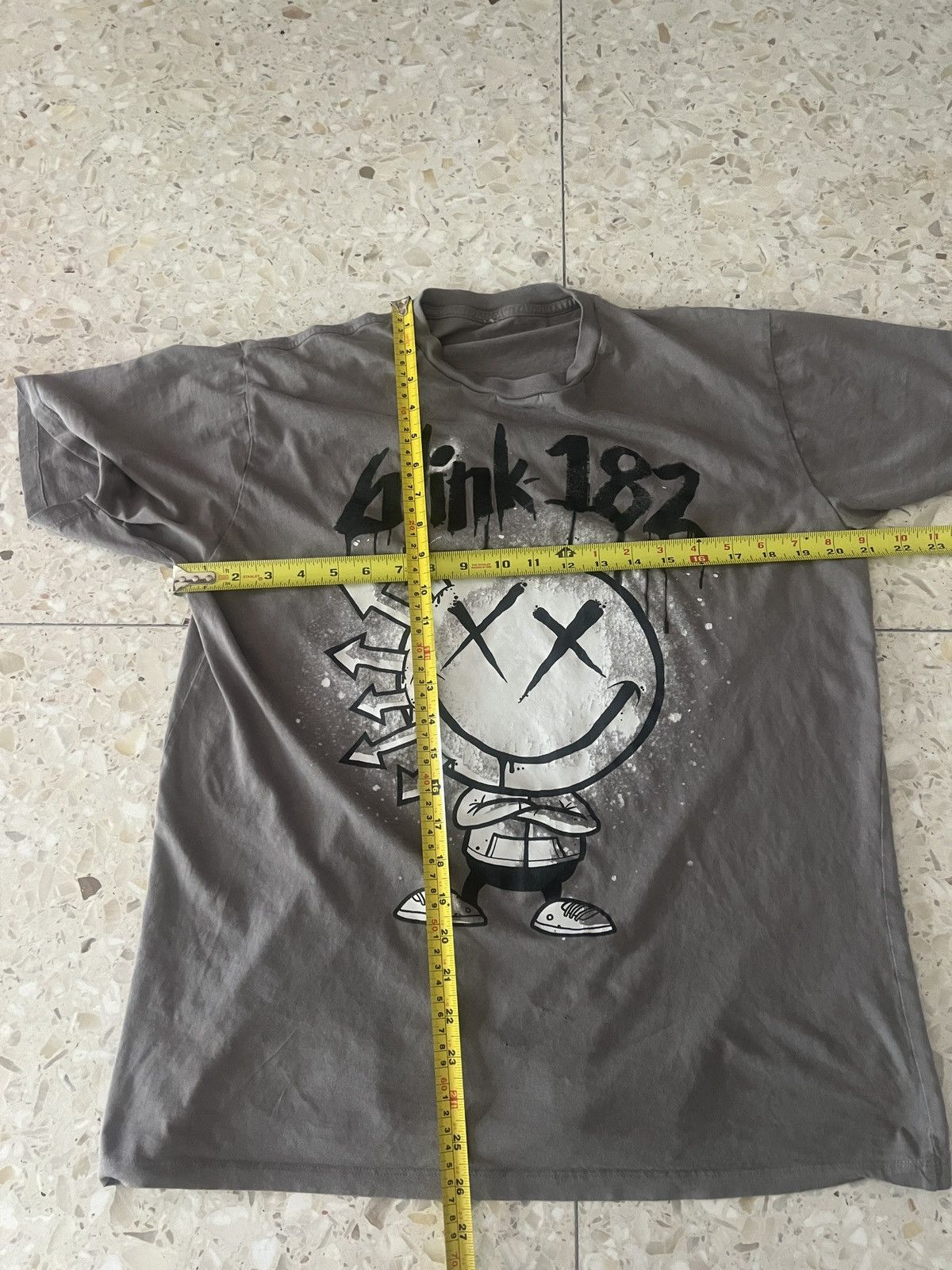 Other Blink 182 Smiley Logo Man Y2K Cartoon Pop Punk Band Rare Size US L / EU 52-54 / 3 - 8 Thumbnail