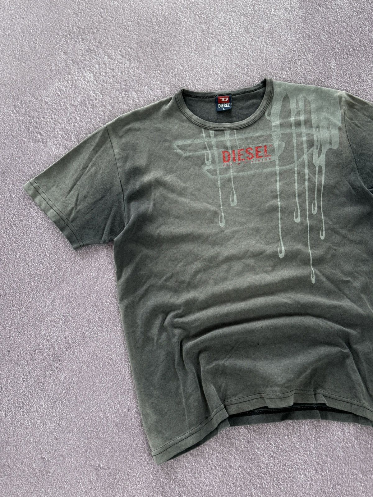 Diesel Vintage Diesel T-shirts Hype Big Logo Y2K Grunge 00s Size US L / EU 52-54 / 3 - 4 Thumbnail