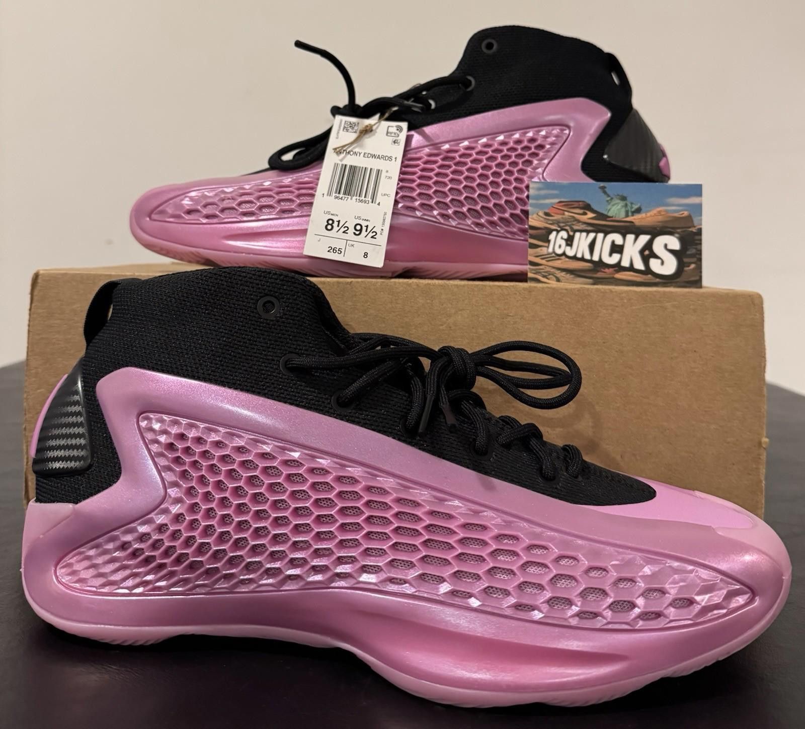 Adidas Adidas Anthony Edwards A.E. 1 Mid Basketball Shoes Mens 8.5 Size US 8.5 / EU 41-42 - 2 Thumbnail