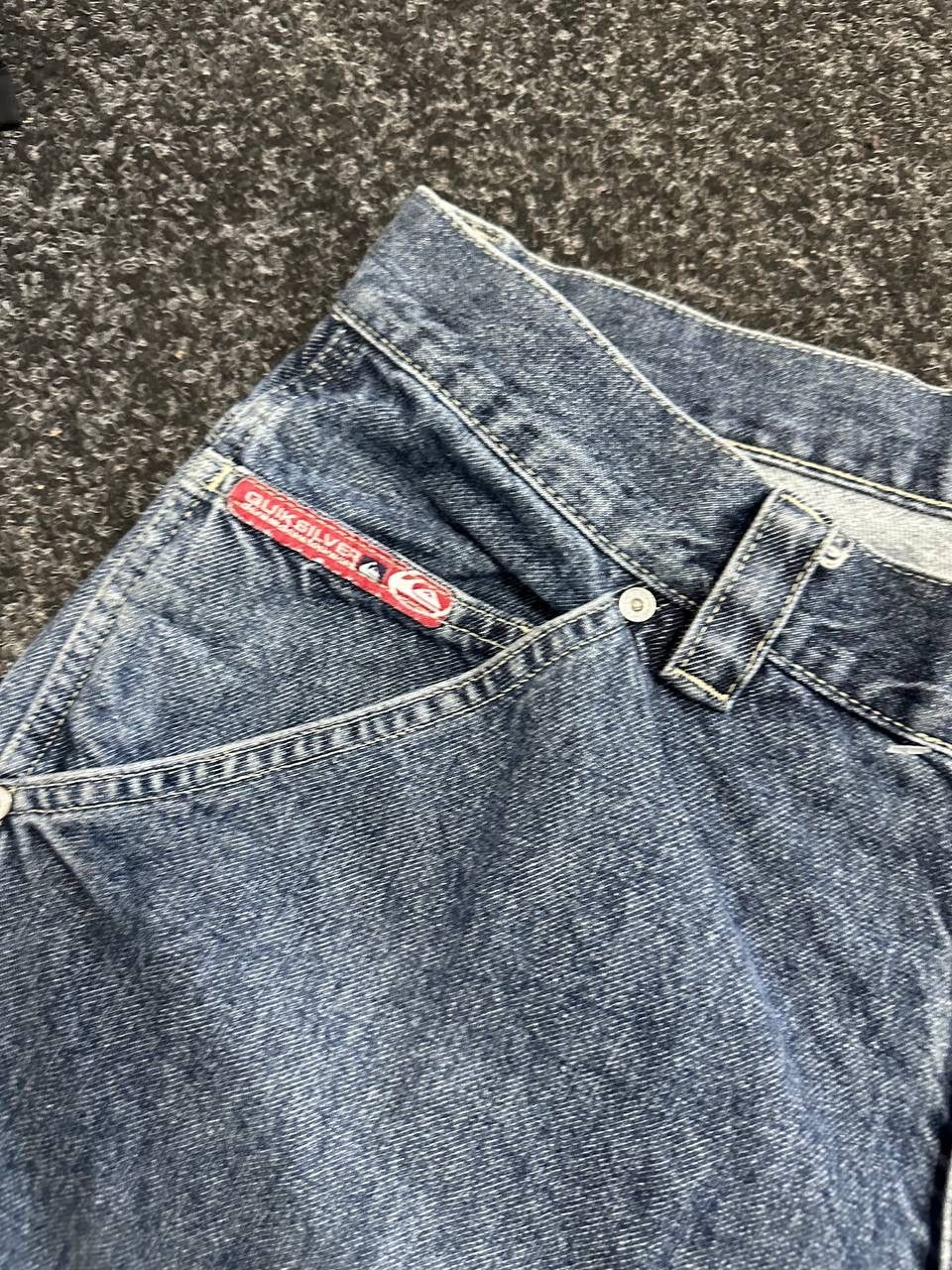 If Six Was Nine × Quiksilver 90s rap jeans Quiksilver double knee cargo detroit pant surf Size US 34 / EU 50 - 3 Thumbnail