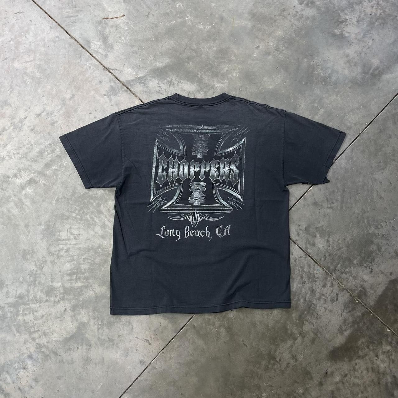 West Coast Choppers NEW Distressed West Coast Choppers Shirt Black