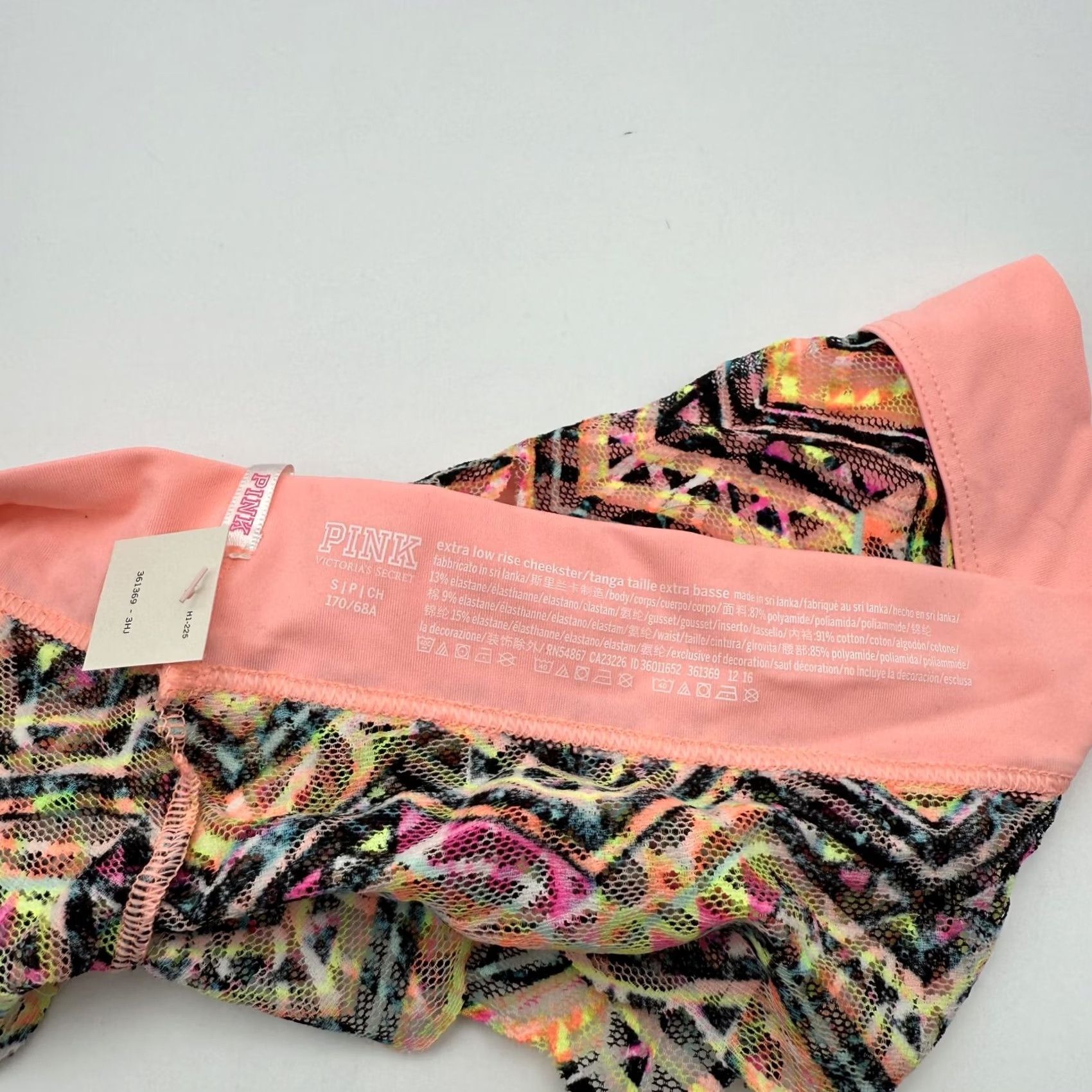 Victoria's Secret PINK Victoria's Secret Pink Extra Low Rise Cheekster Tanga Panties Sz S NWT Panties Womens Pink Cheeky Low Rise NWT S Ladies Size 28" / US 6 / IT 42 - 3 Thumbnail