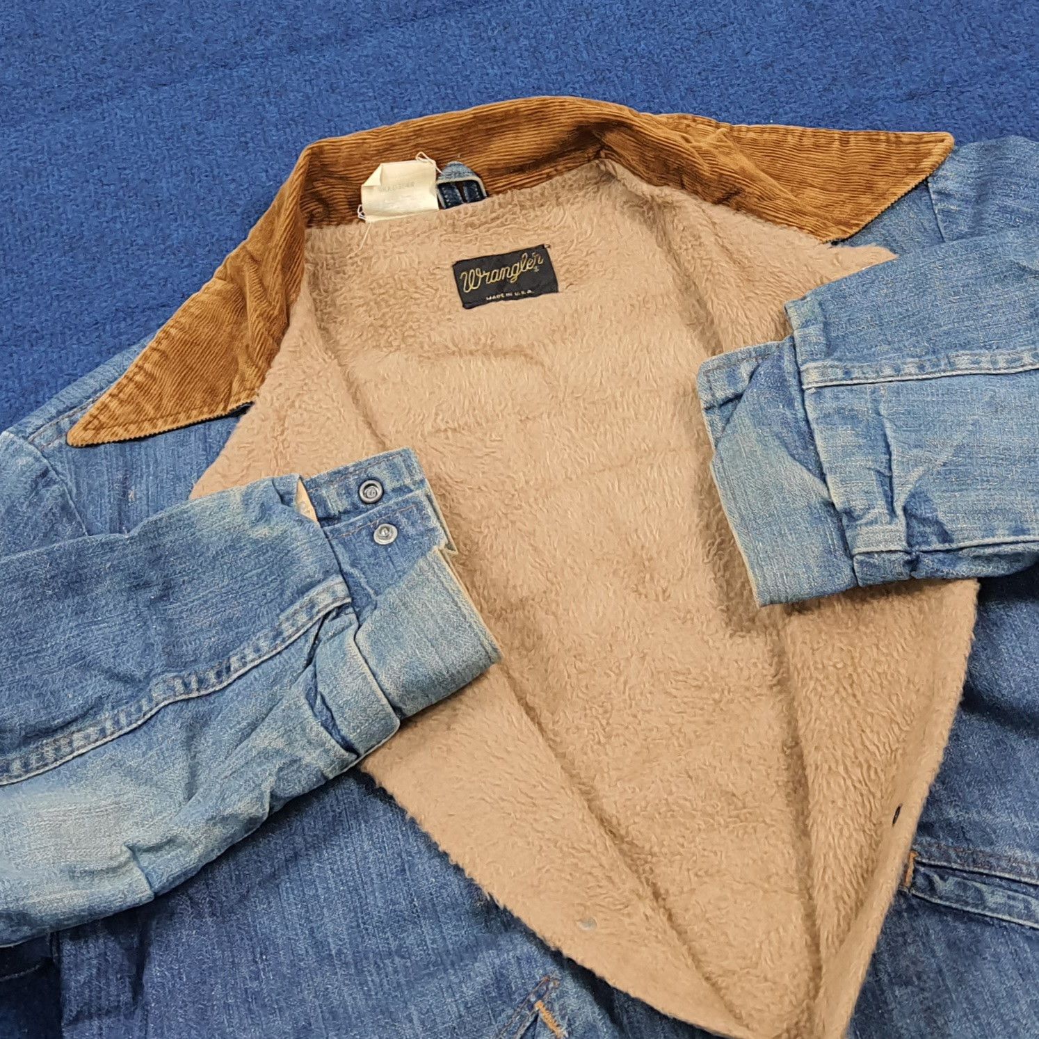 Wrangler Vintage 70s Wrangler Denim Sherpa Jacket Made in USA C302N7 Size US M / EU 48-50 / 2 - 4 Thumbnail