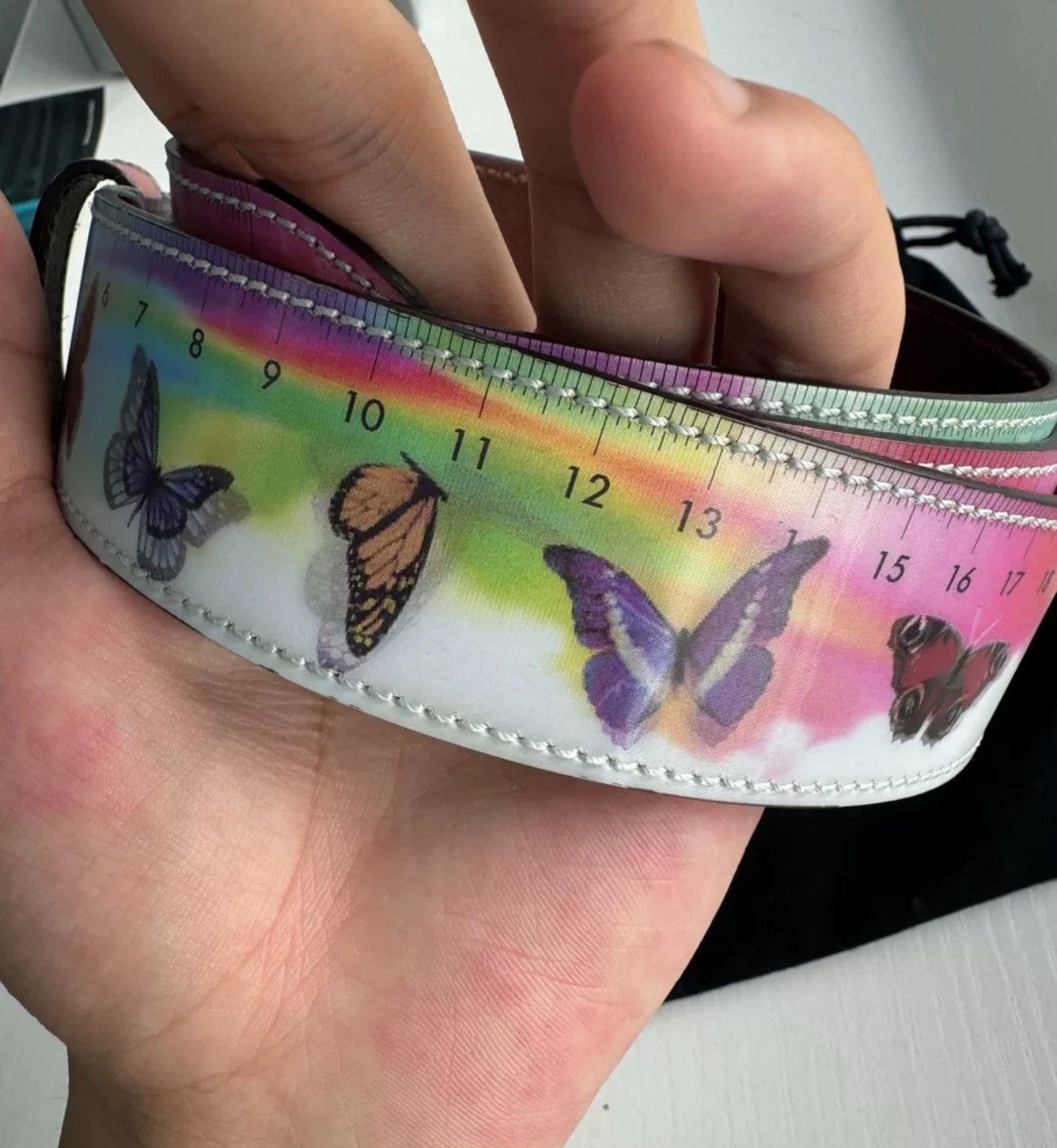 Vetements Vetements Lenticular LSD Butterfly Belt2412-Nextarrow Size ONE SIZE - 4 Thumbnail