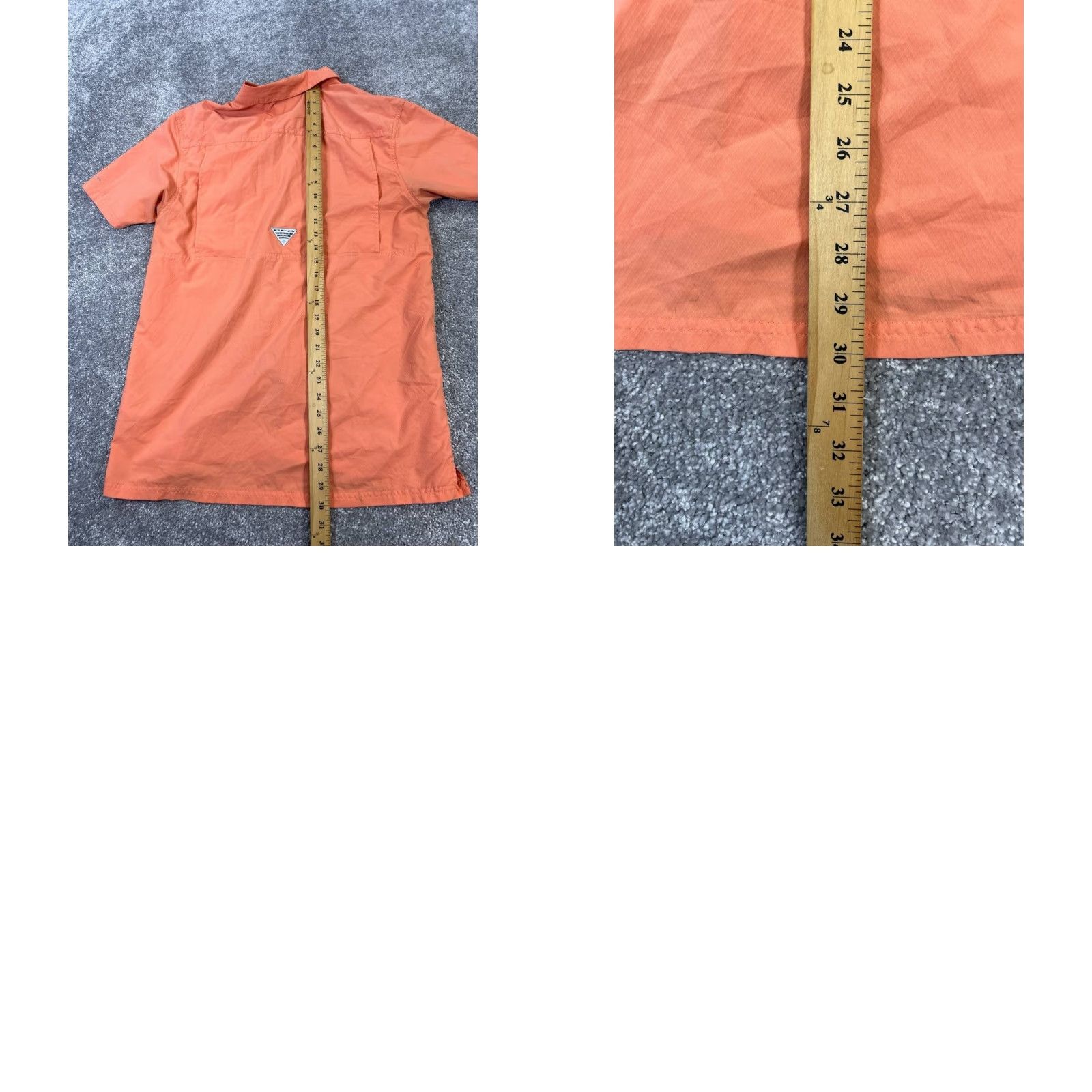 Vintage Columbia Shirt Mens Medium Orange Omni-Shade Button Up Size US M / EU 48-50 / 2 - 9 Thumbnail