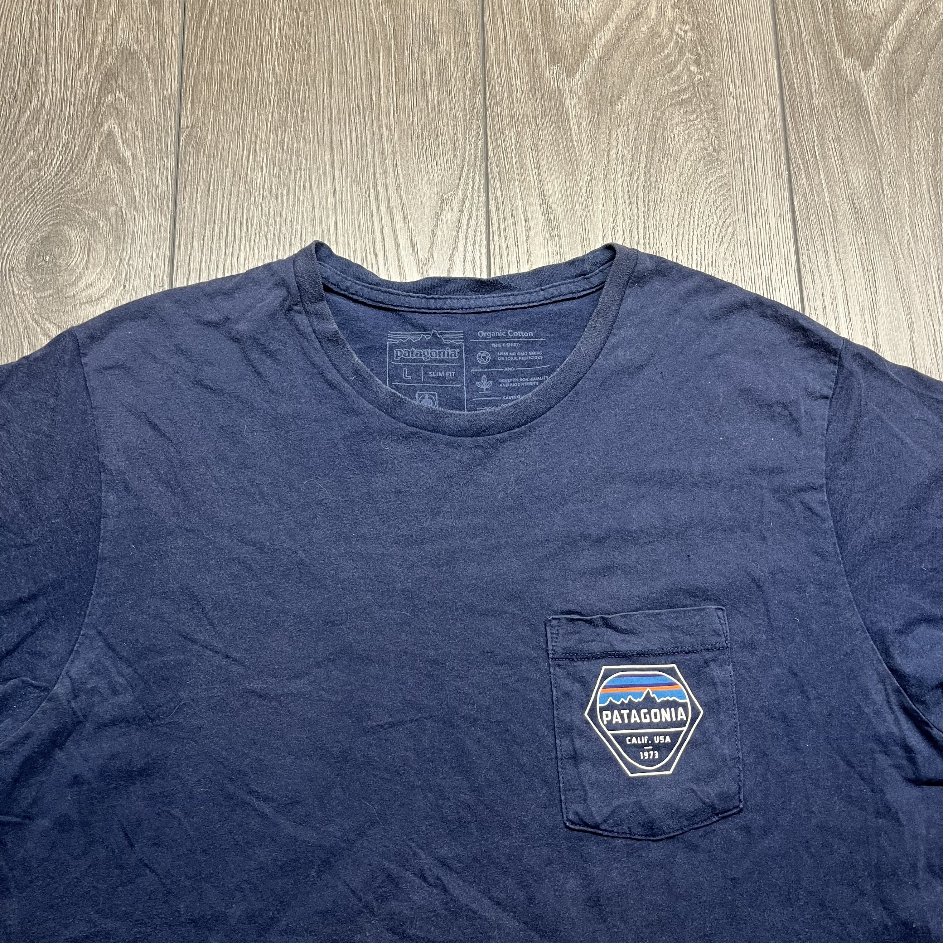 Patagonia Patagonia Hiking Outdoors T Shirt Blue Slim Large Size US L / EU 52-54 / 3 - 4 Thumbnail