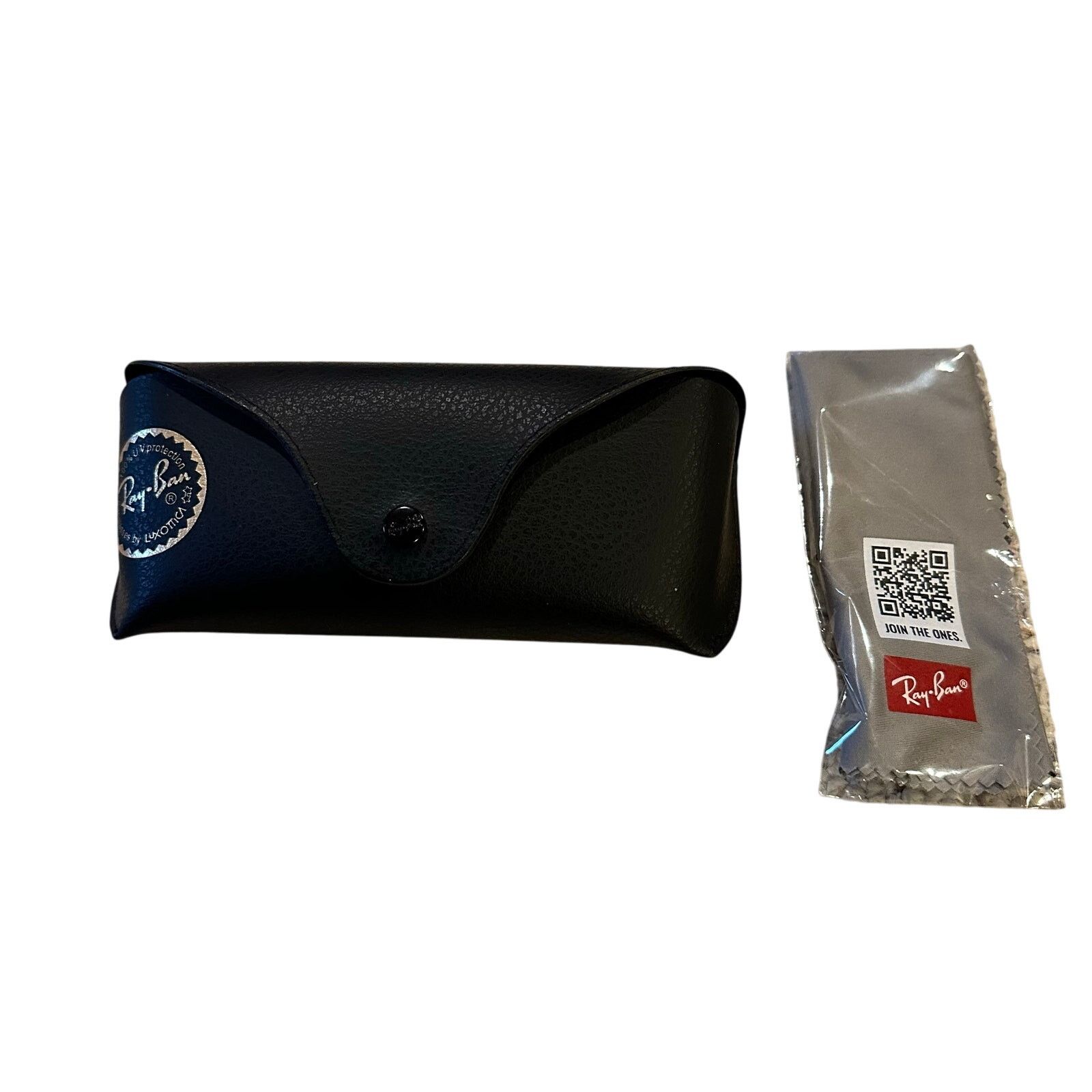 RayBan Ray ban Leather Universal Soft Sunglasses Case Black Travel Size ONE SIZE - 1 Thumbnail