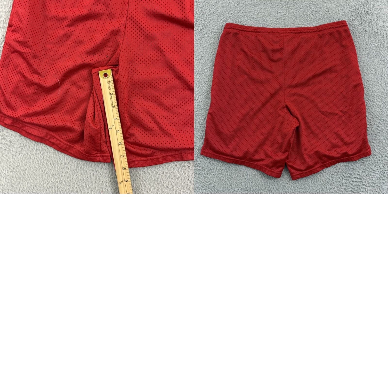 Champion Vintage Champion Shorts Men Large Red 90s Drawstring Sport Stretch Active Gym 8 Size US 33 - 8 Thumbnail