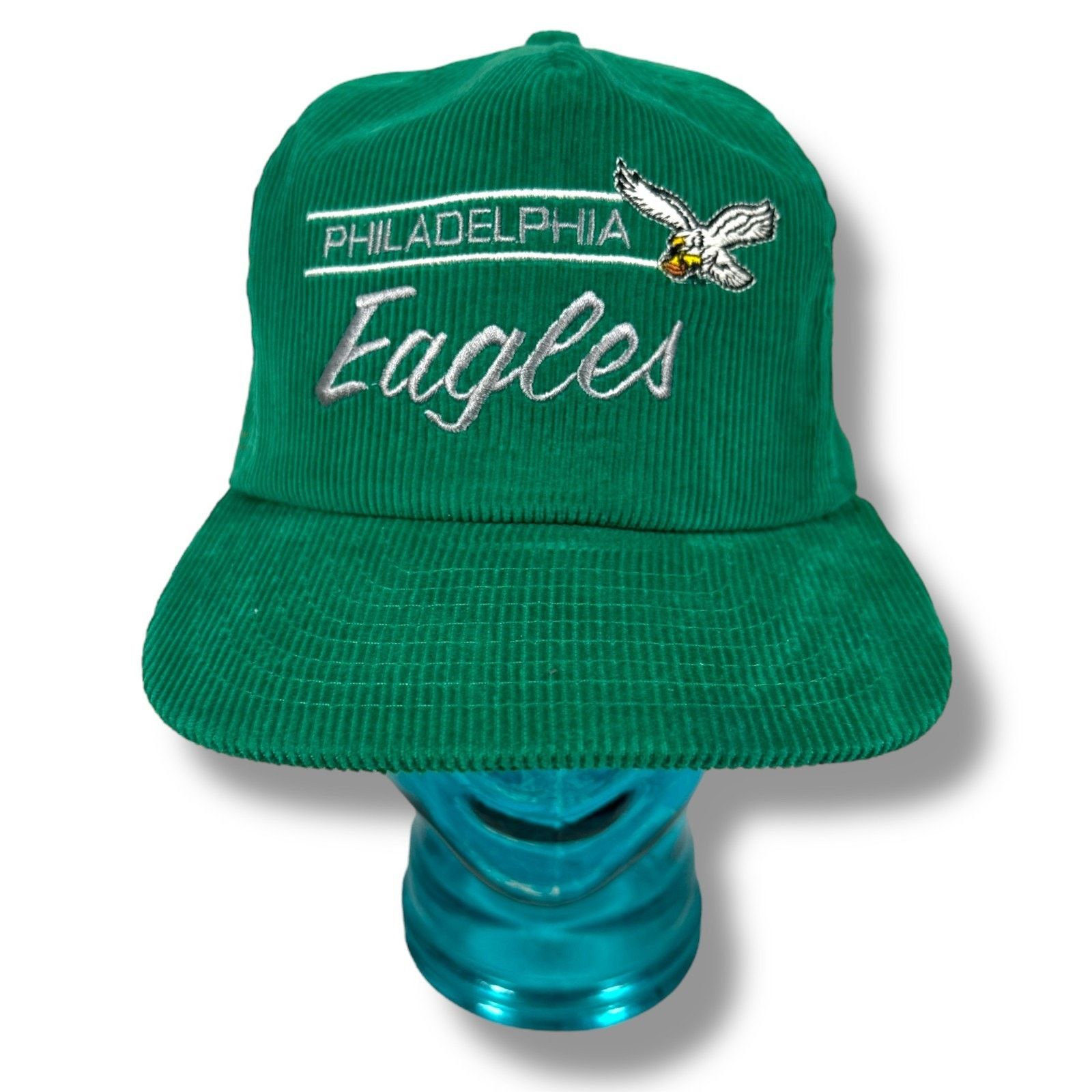 Vintage Annco Philadelphia Eagles Corduroy Hat Kelly Green