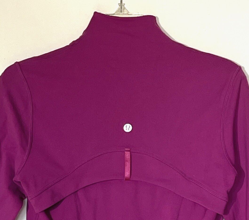 Lululemon Lululemon Magenta Full Zip Fitted Athletic Define Jacket Size M / US 6-8 / IT 42-44 - 4 Thumbnail