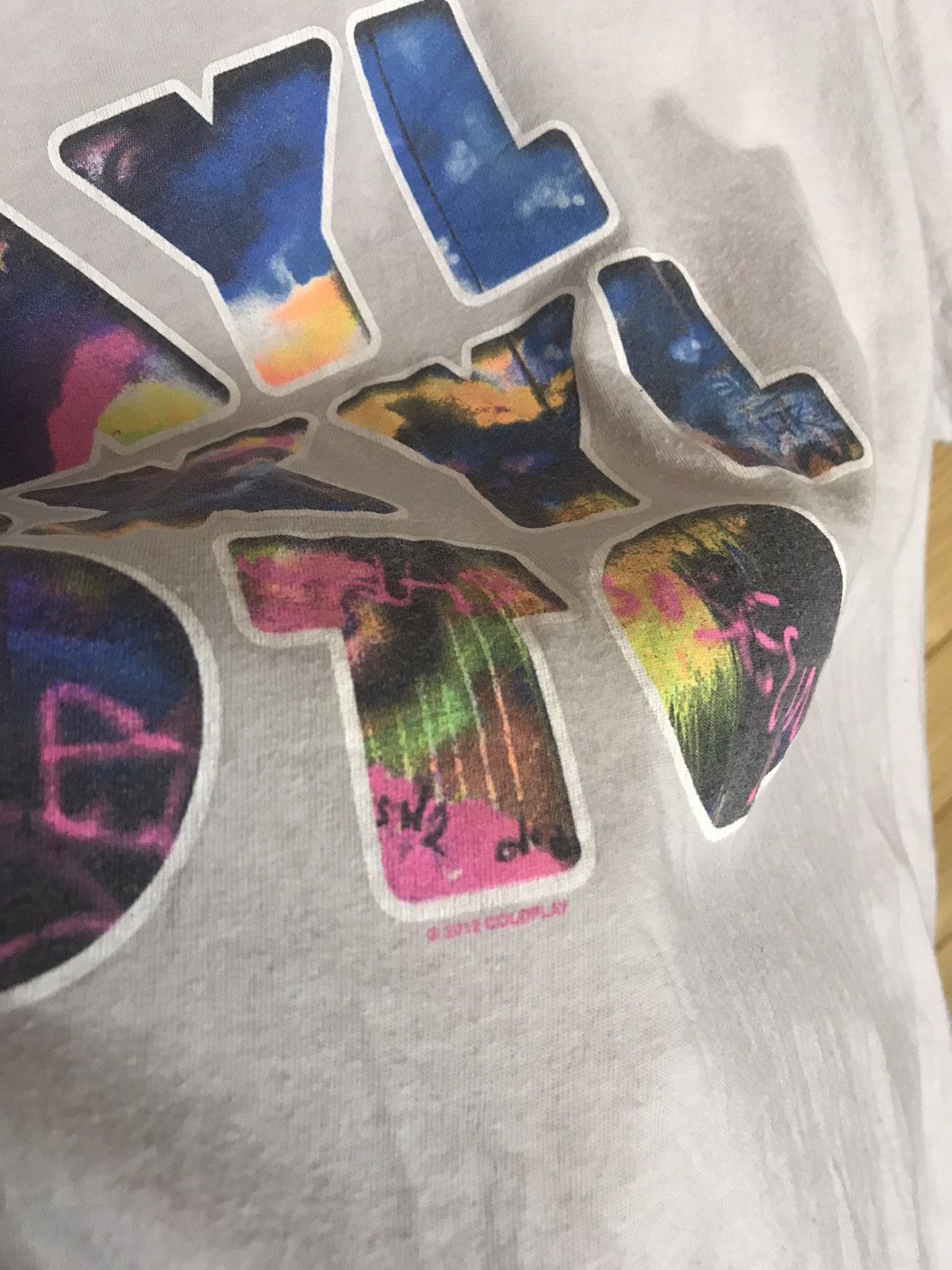 Band Tees Coldplay mylo xyloto 2012 tour t-shirt Size US L / EU 52-54 / 3 - 4 Thumbnail