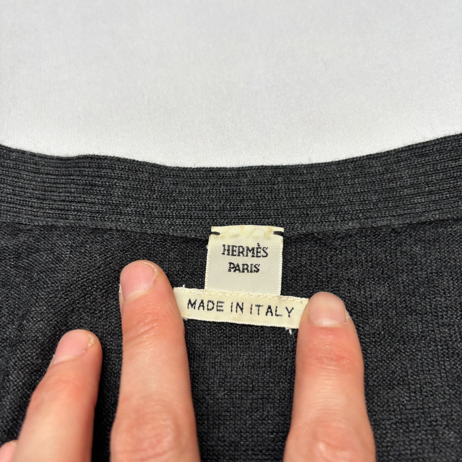 Hermes × Maison Margiela Vintage Hermes Cardigan Cashmere Sweater Women's 36 Size XS / US 0-2 / IT 36-38 - 4 Thumbnail