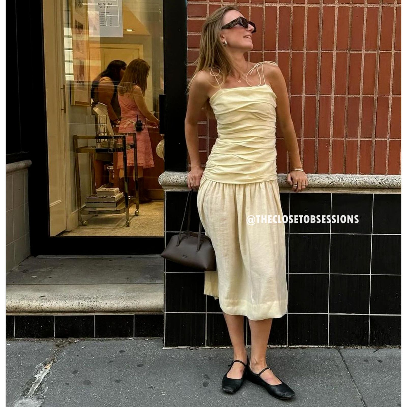 Zara ZARA BLOGGER FAVE!!! Ruched Midi Dress NWT Size L / US 10 / IT 46 - 16 Thumbnail