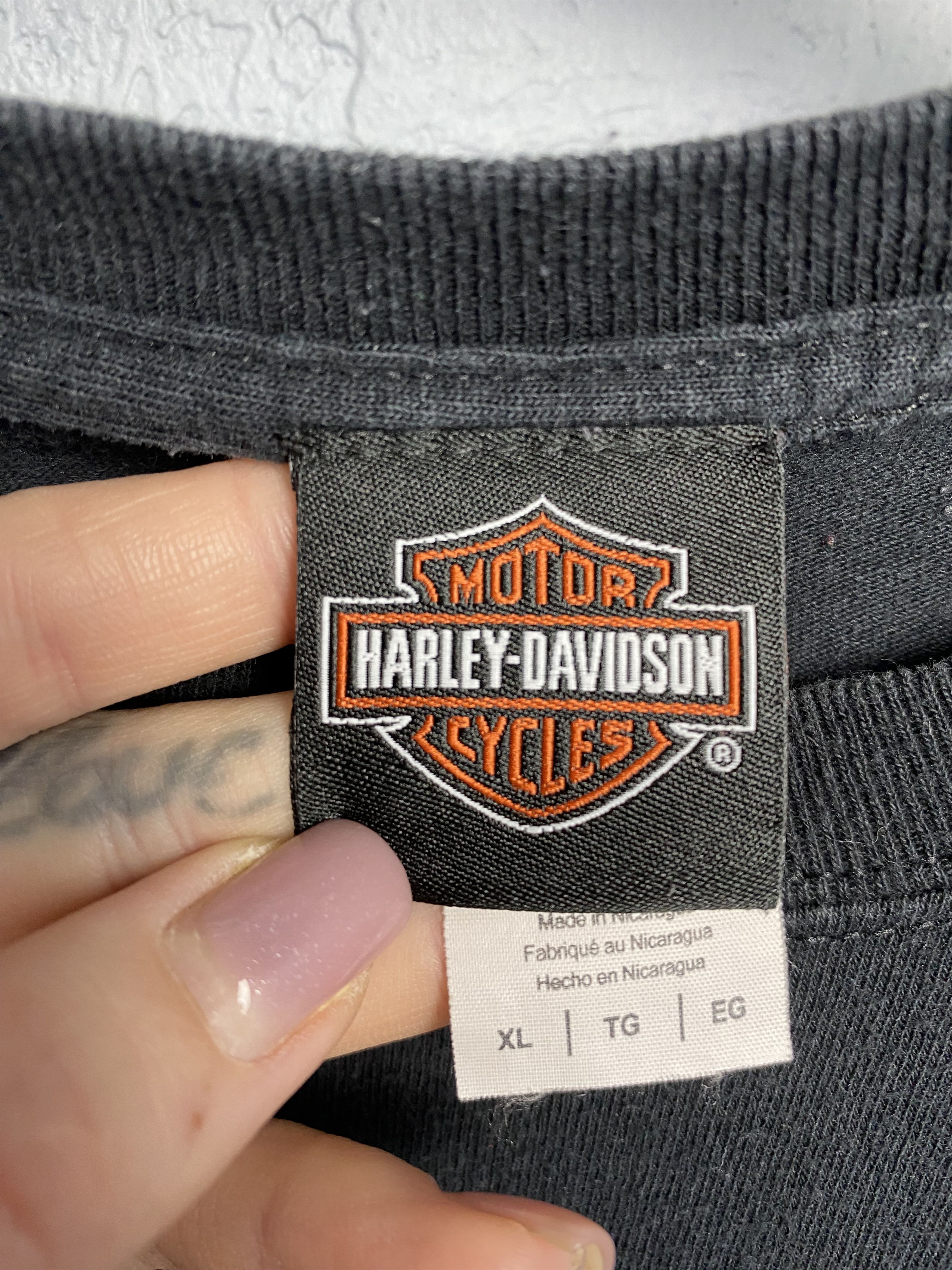Harley Davidson × Vintage Harley Davidson 2010 Key West Vintage Mens Crew Neck T-Shirt Size US XL / EU 56 / 4 - 7 Thumbnail