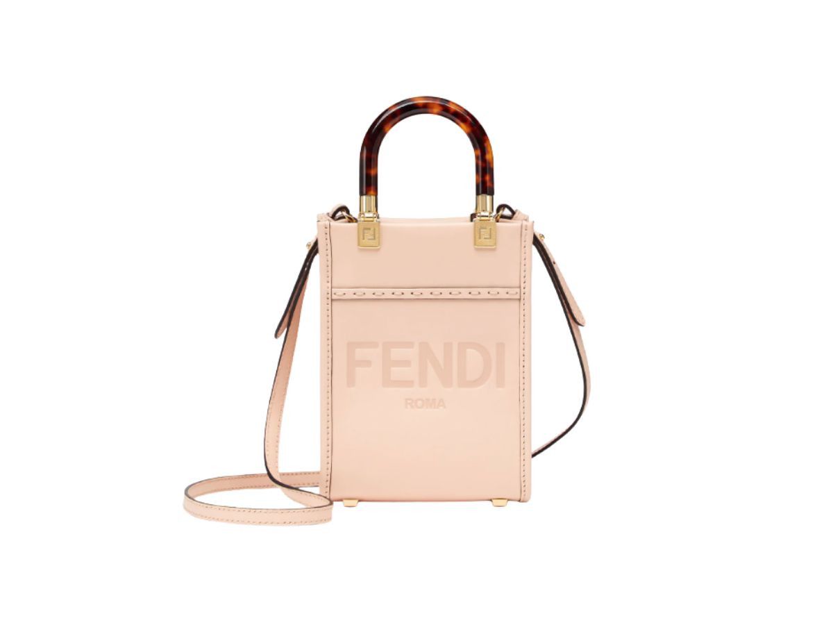 Fendi o1s1wg110326 Size: OS/Mini Sunshine Shopper in Pink Size ONE SIZE - 1 Thumbnail