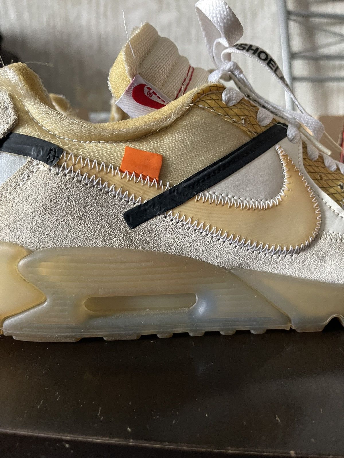 Nike × Off-White The 10 Nike Air Max 90 Off White Size US 10.5 / EU 43-44 - 4 Thumbnail