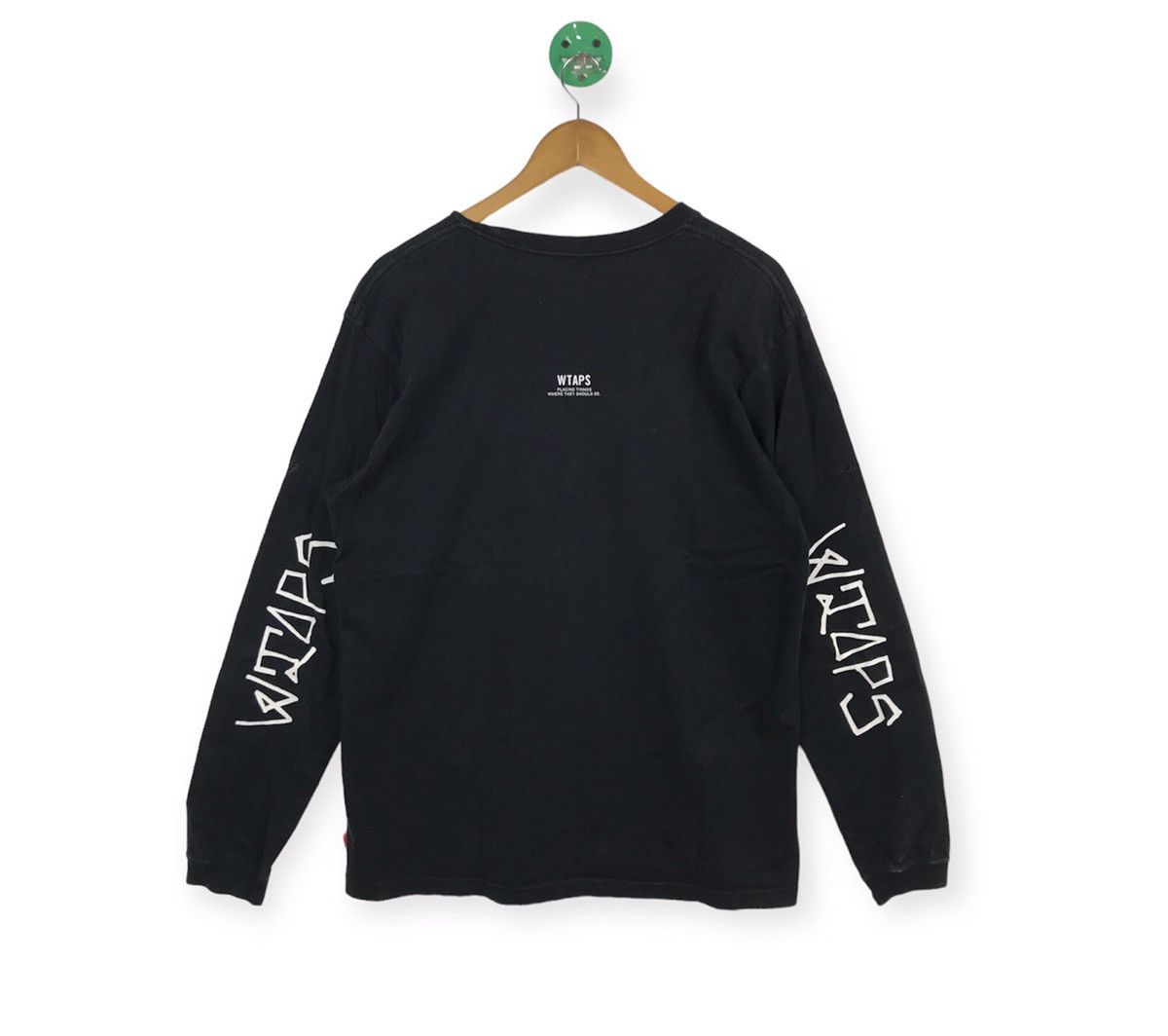 Wtaps Wtaps Long Sleeve Tshirt Black Colour Nice Design Size US L / EU 52-54 / 3 - 6 Thumbnail
