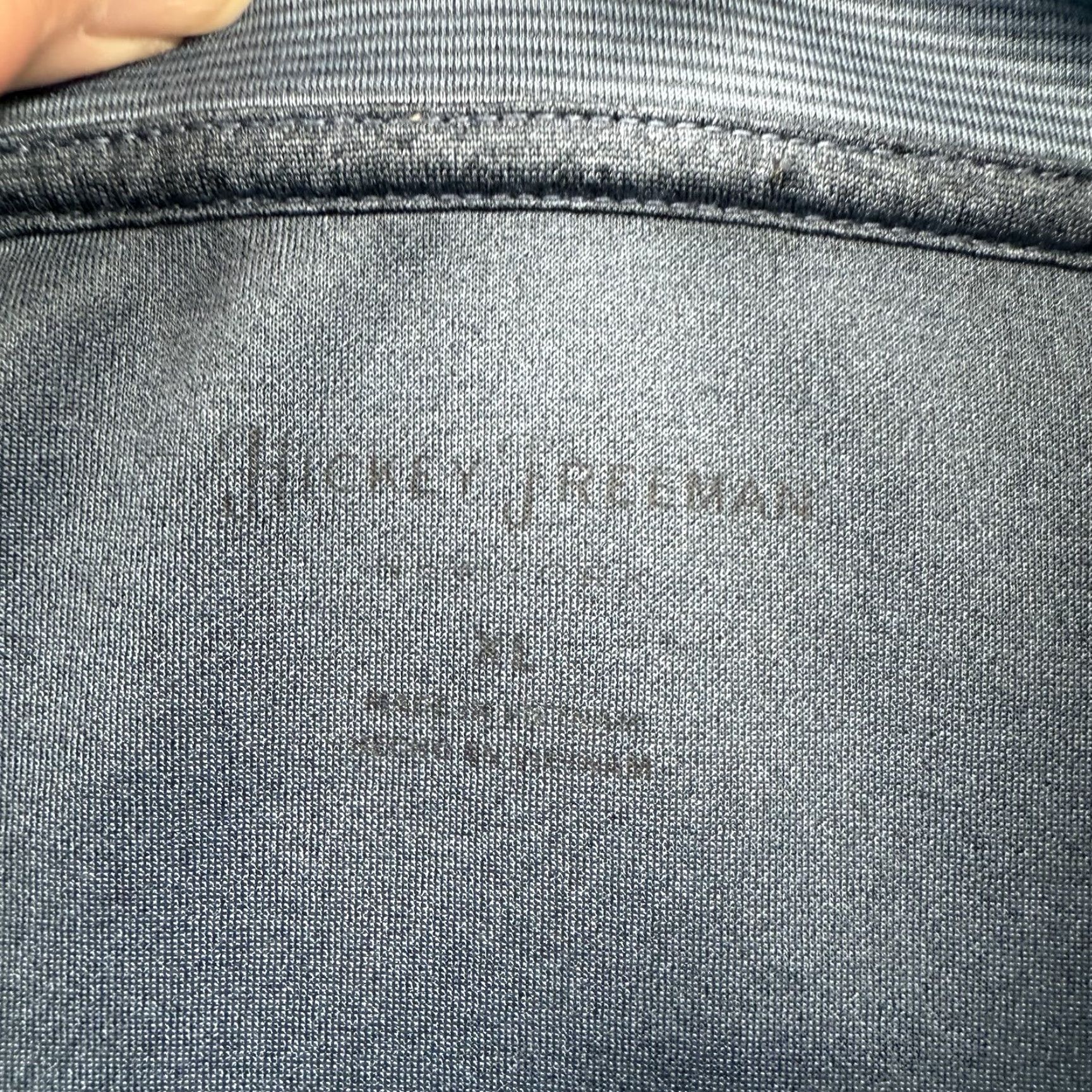 Vintage Hickey Freeman Pullover Shirt? 1/4 Zip Mock Neck Blue Polyester Outdoors Golfing Men XL Regular Striped Logo Zipper Vintage: No Size US XL / EU 56 / 4 - 2 Thumbnail