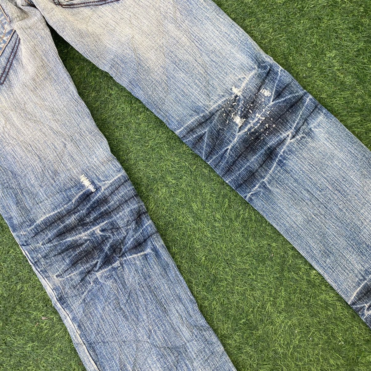 If Six Was Nine HERITAGE STONE FLARED DISTRESSED JEANS Size US 30 / EU 46 - 10 Thumbnail