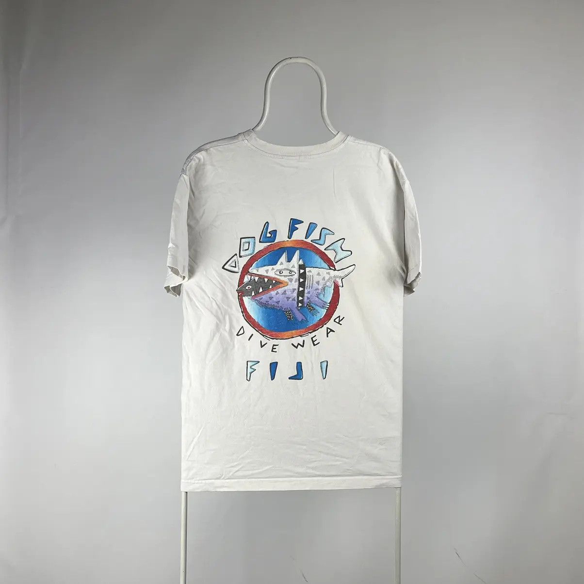 Band Tees Vintage Dogfish fiji dive wear size Large 90s Size US L / EU 52-54 / 3 - 1 Thumbnail