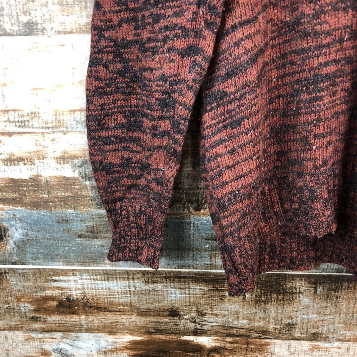 Homespun Knitwear × Japanese Brand Japanese Brand Turtle Neck Orange Knitwear #A2495 Size M / US 6-8 / IT 42-44 - 14 Thumbnail