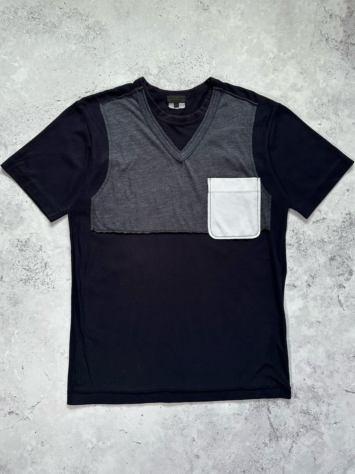 Comme des Garcons Homme Plus Comme des Garçons Homme Plus 2009 Trompe L’oeil Tshirt Size US M / EU 48-50 / 2 - 1 Thumbnail